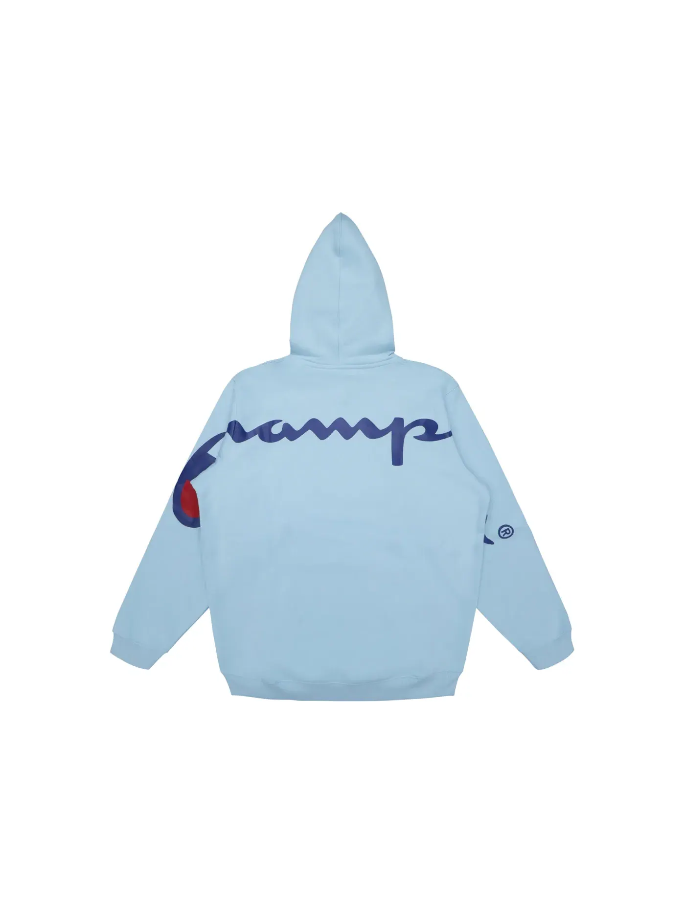 Мужской худи с принтом Supreme Sweatshirt (SS18) — изображение 2 из 2, светлый синий