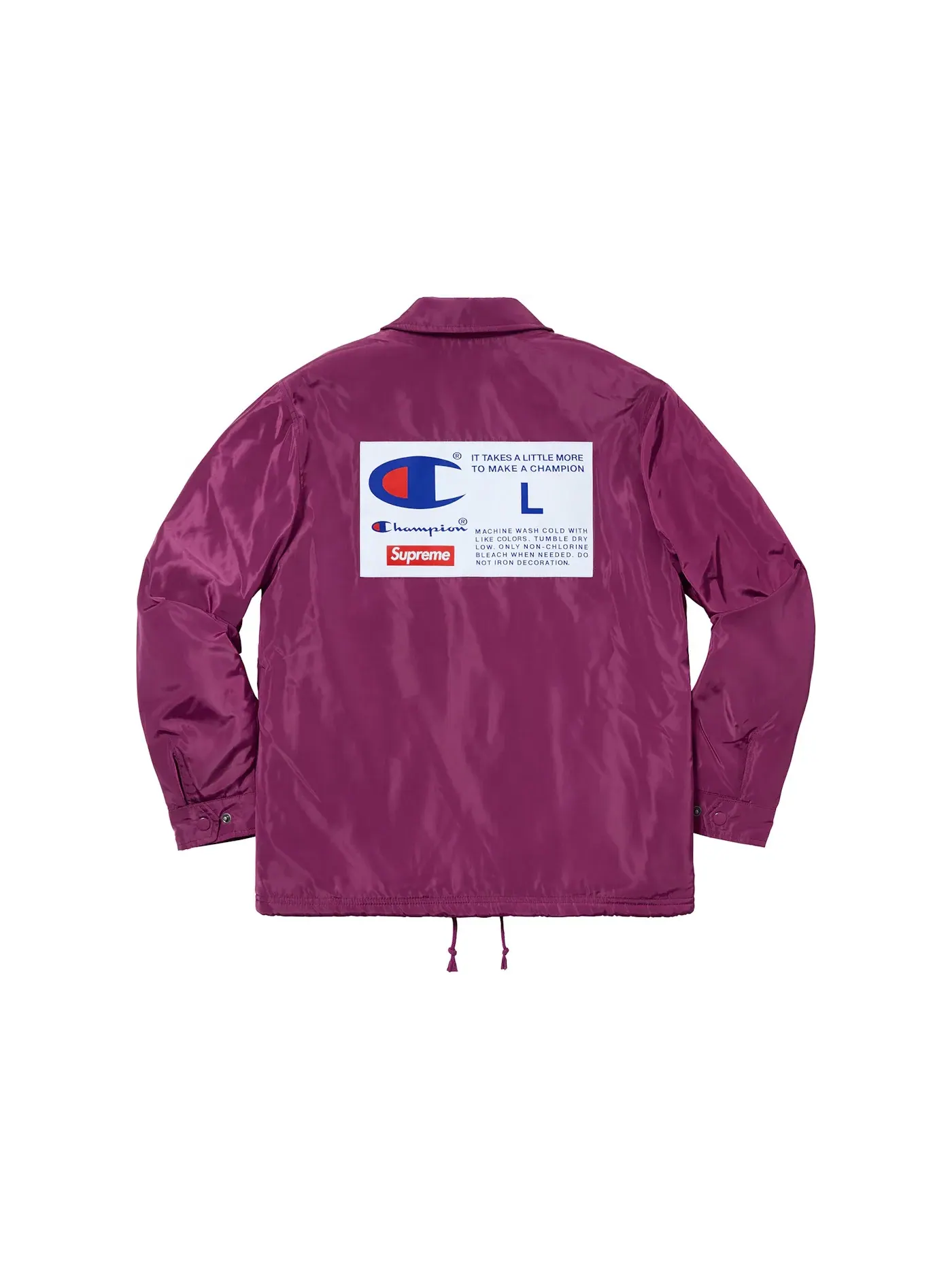 Мужская куртка-тренч Supreme Champion Label Coaches Jacket Purple — изображение 3 из 3