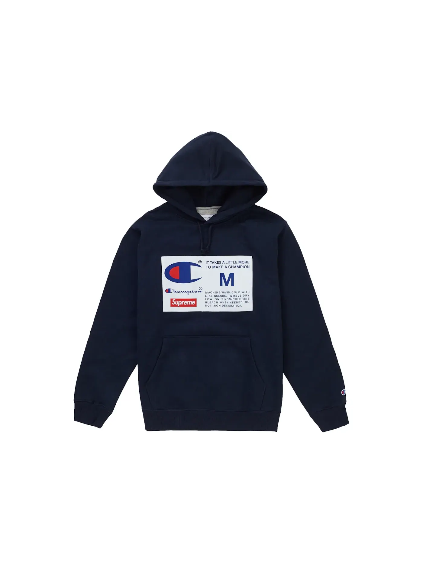 Детская худи с капюшоном Supreme Sweatshirt — изображение 1 из 1, темно-синий