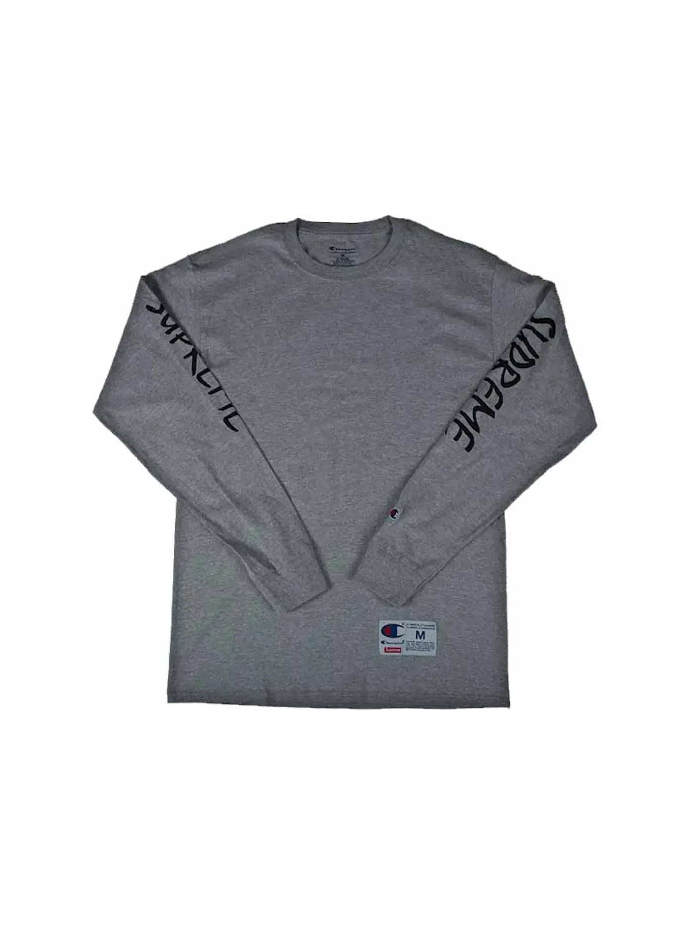 Мужская футболка с длинным рукавом Supreme Tee — изображение 1 из 1, серый