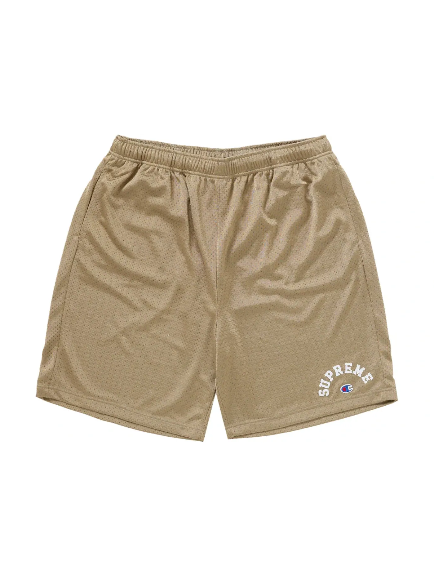 Мужские шорты из сетки Supreme Short — изображение 1 из 2, бежевый