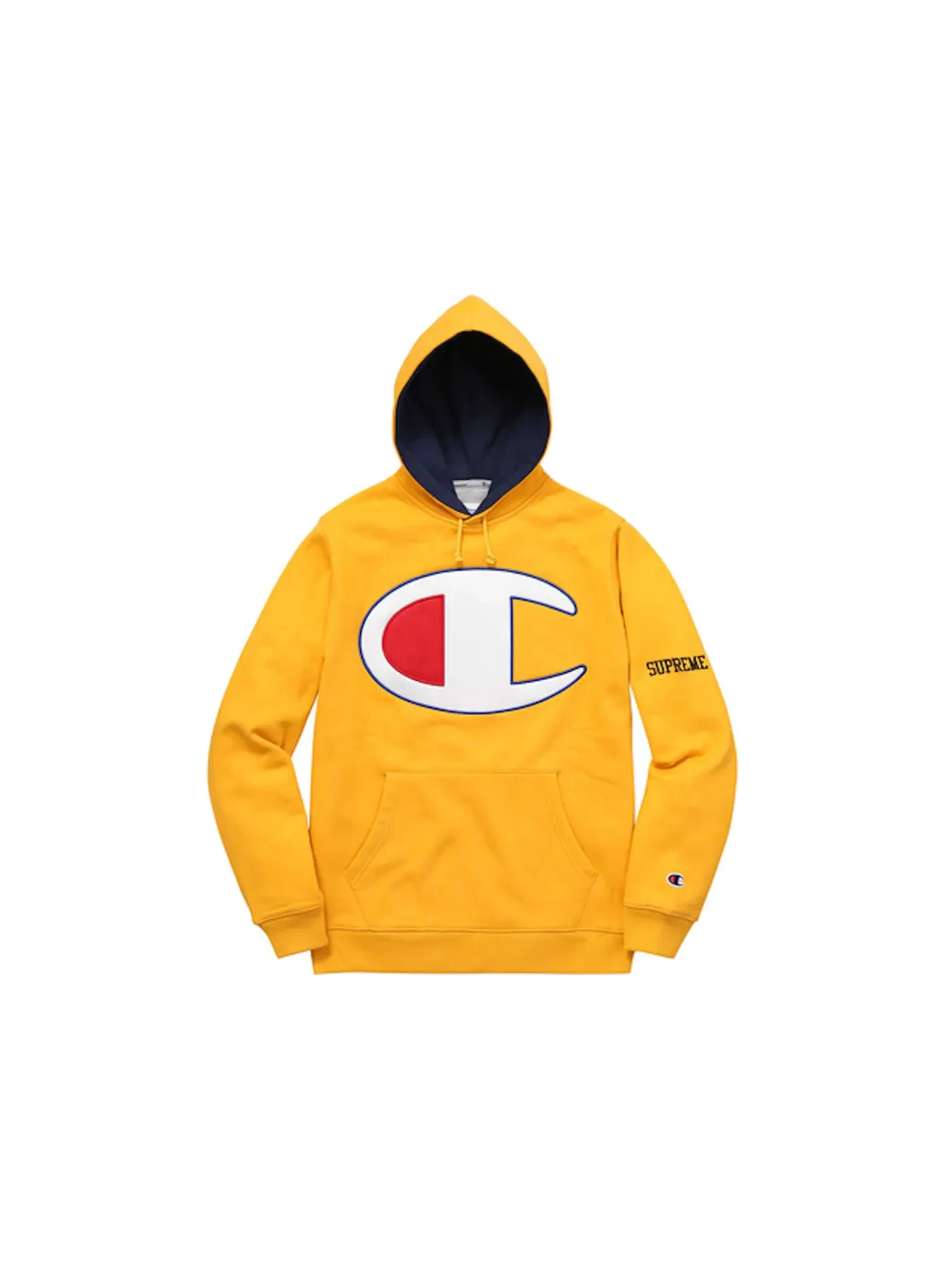 Мужская худи с принтом Supreme Hoodie — изображение 1 из 1, золото