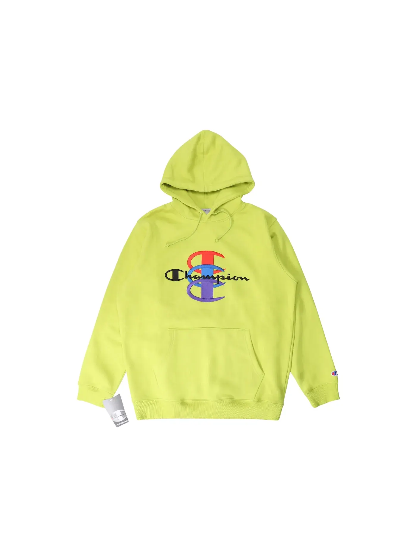 Мужской худи с капюшоном от Supreme — изображение 1 из 1, яркий зеленый