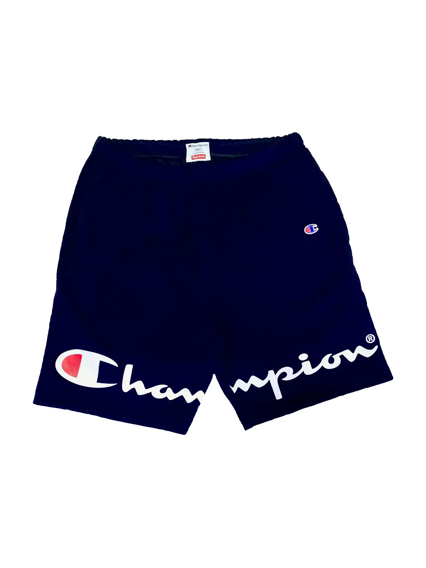 Мужские шорты с принтом Supreme Sweatshort — изображение 1 из 2, темно-синий