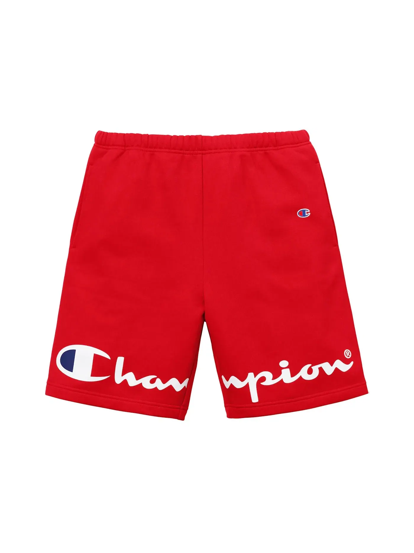 Мужские шорты с принтом Supreme Sweatshort Supreme — изображение 1 из 1, красный