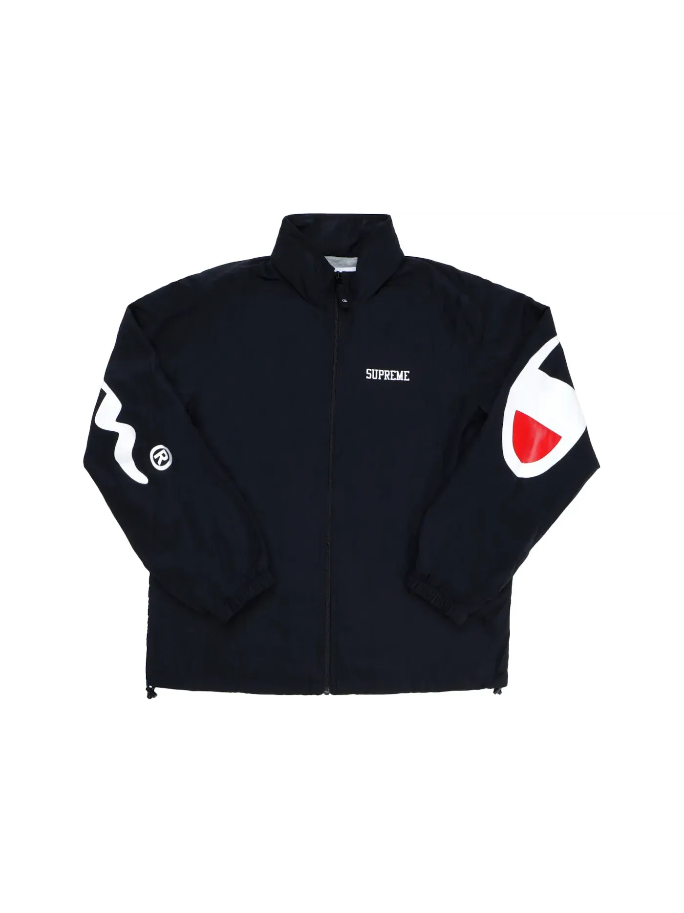 Мужская куртка с полной застежкой-молнией Supreme Champion Track Jacket Black — изображение 1 из 3, черный