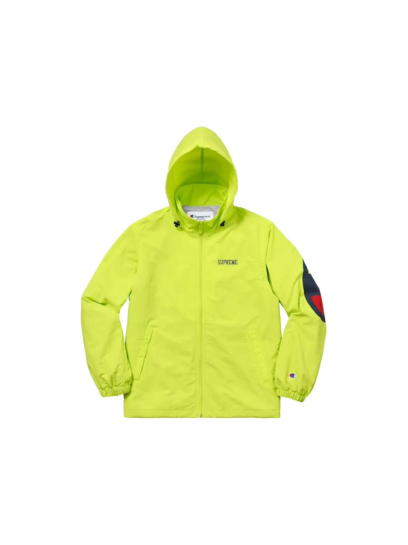 Мужская куртка-олимпийка с молнией Supreme Champion Track Jacket Lime — изображение 3 из 3, лаймовый