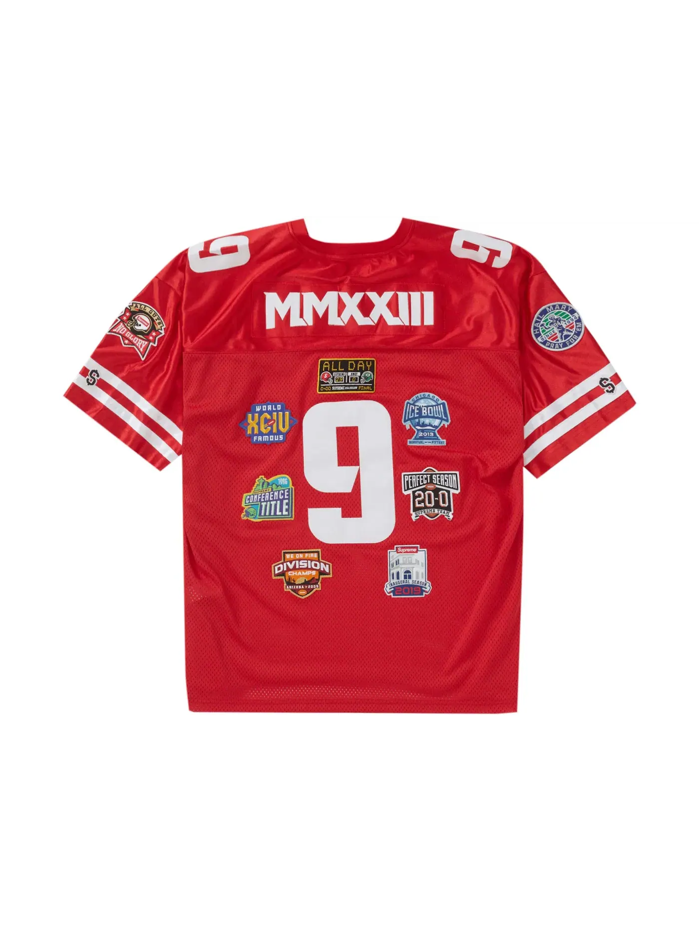 Мужская футбольная джерси с вышивкой Jersey Supreme — изображение 2 из 2, красный