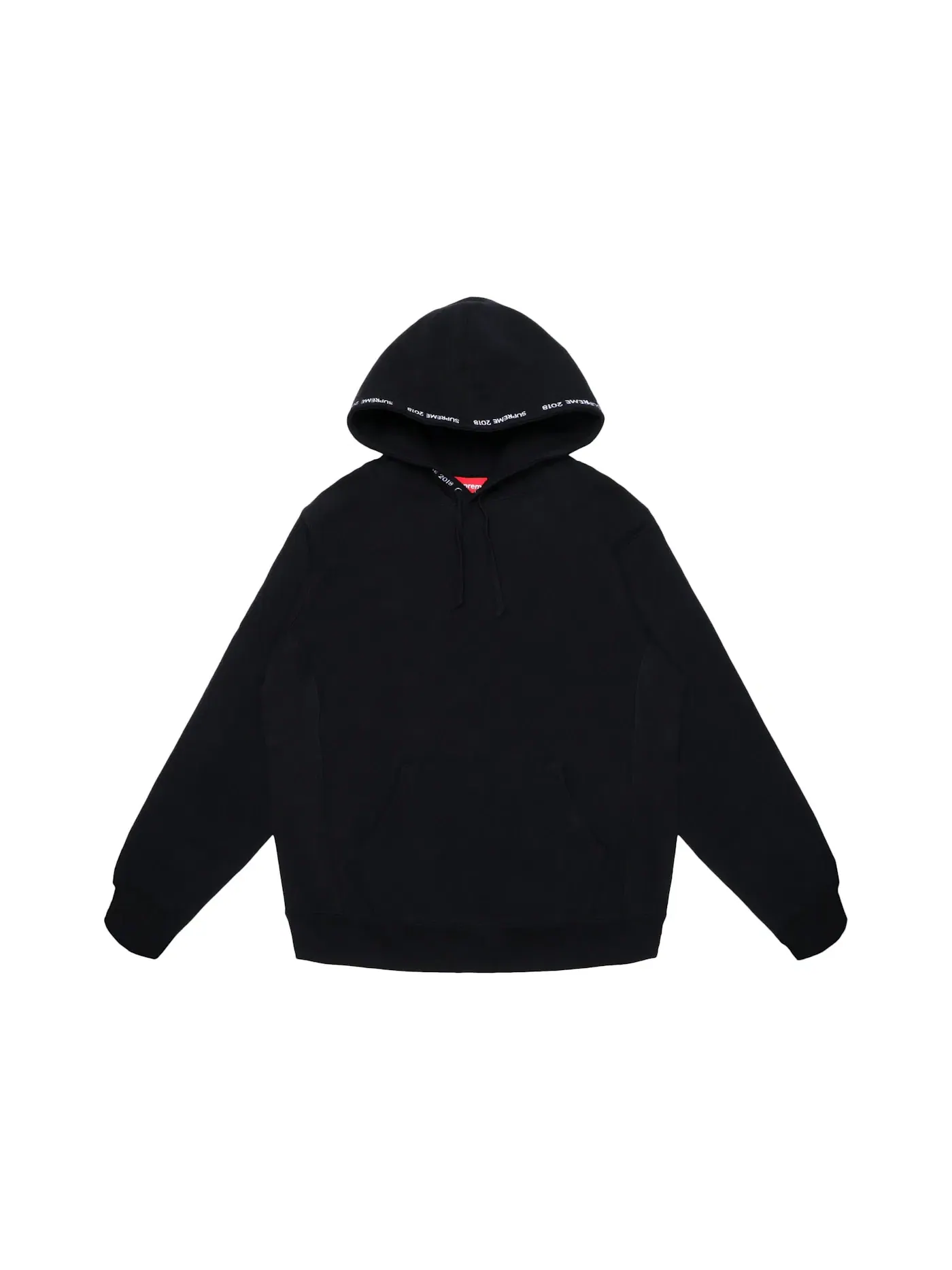 Мужской худи с капюшоном Supreme Sweatshirt — изображение 1 из 1, черный