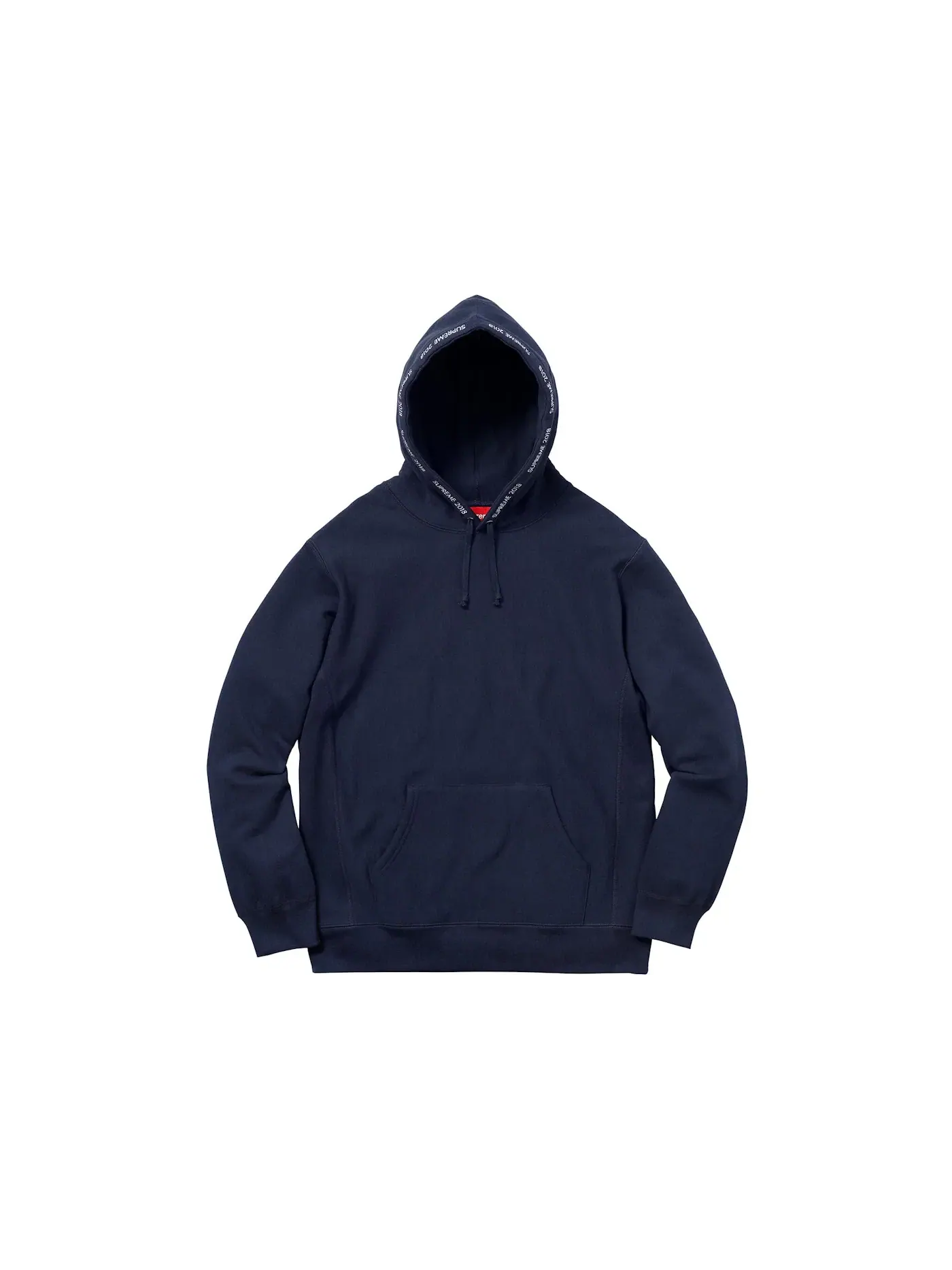Мужской худи с капюшоном Supreme — изображение 1 из 1, темно-синий