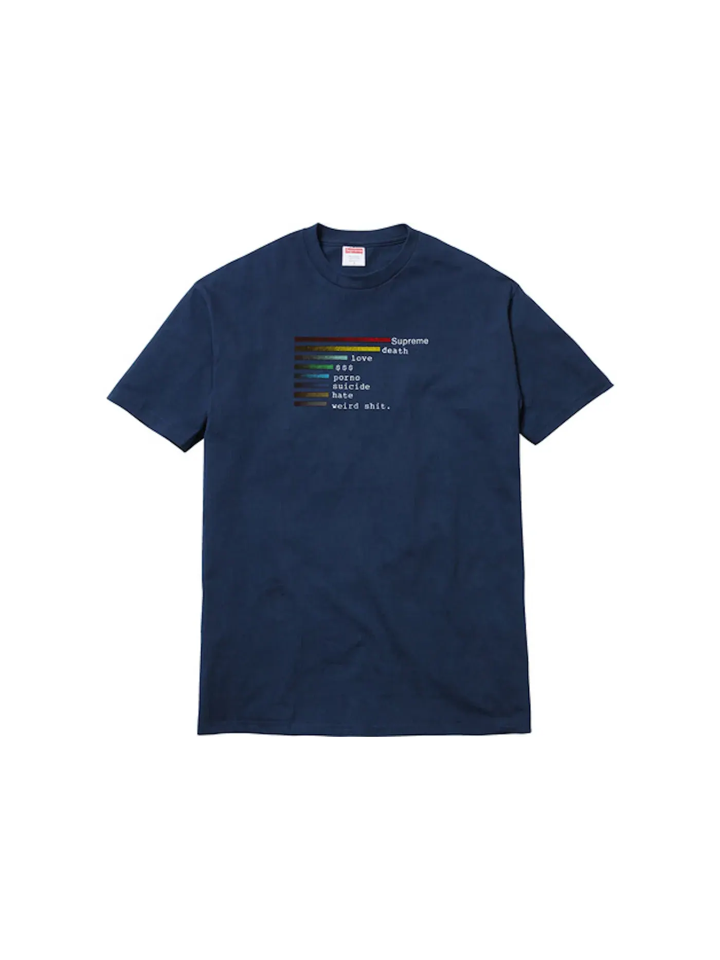 Детская футболка с принтом Supreme Tee — изображение 1 из 1, темно-синий