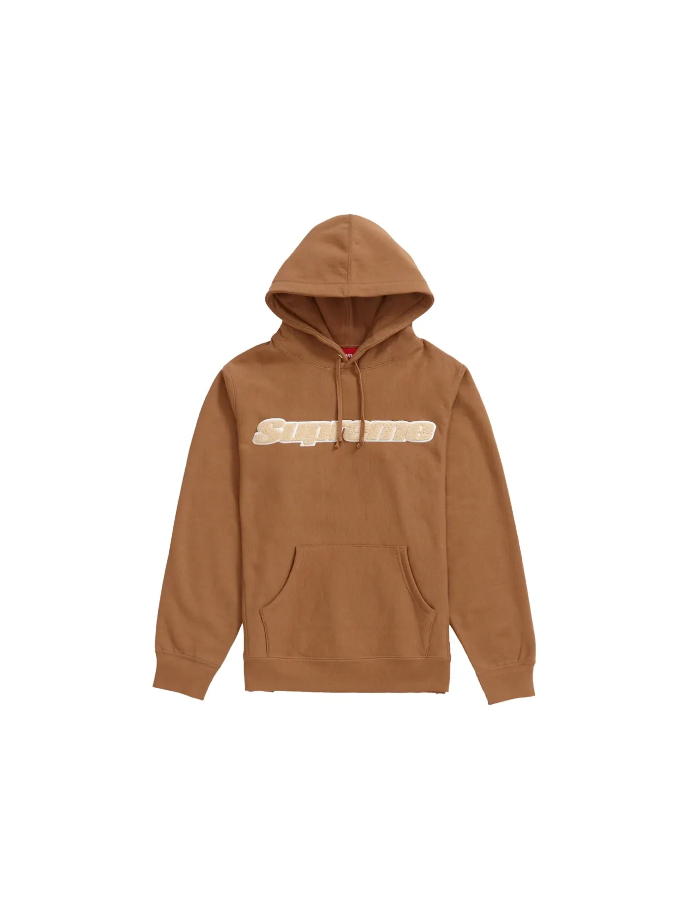 Мужской худи с капюшоном Supreme — изображение 1 из 1, коричневый