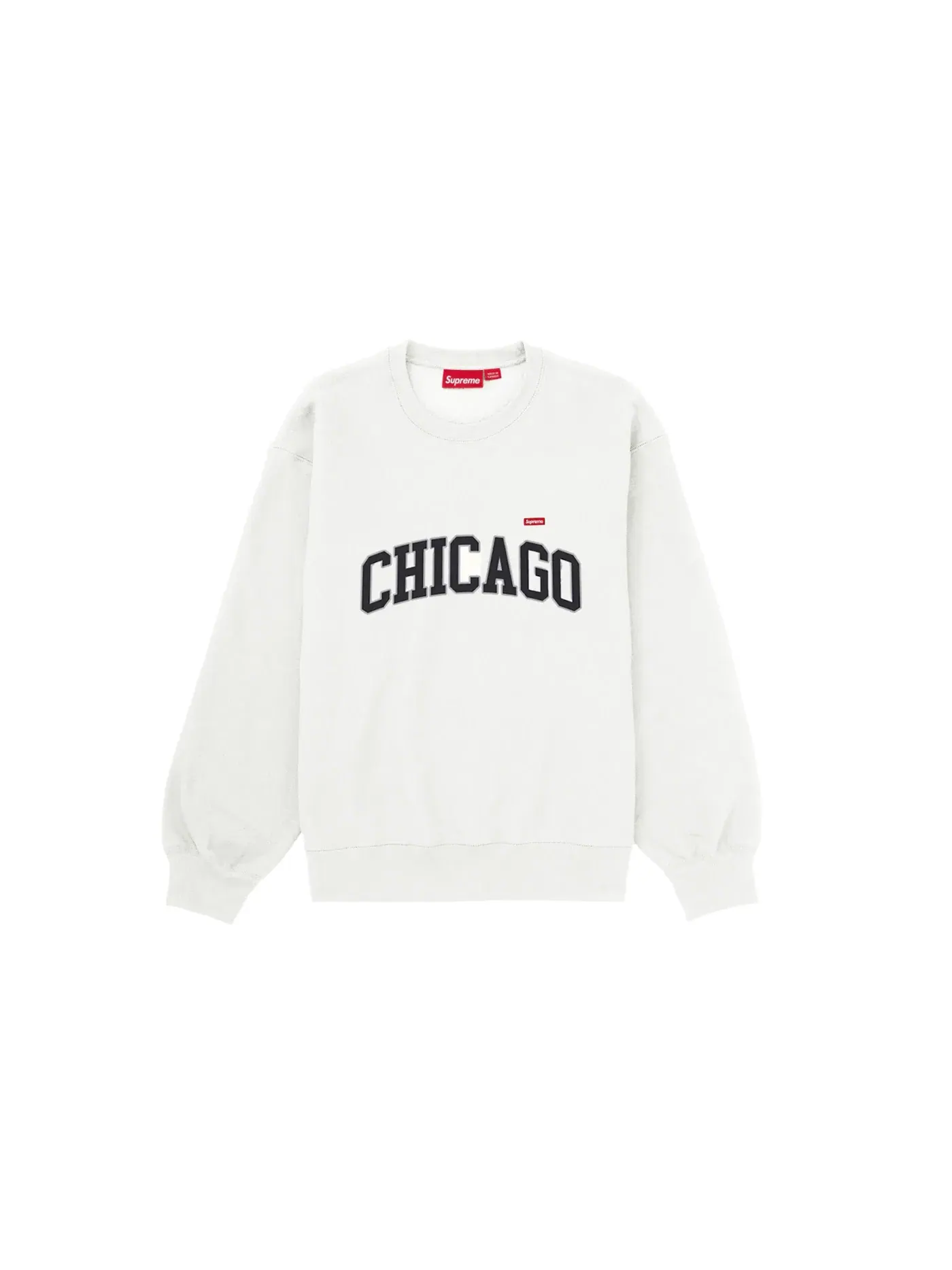 Мужской свитшот Supreme Crewneck — изображение 1 из 1, белый