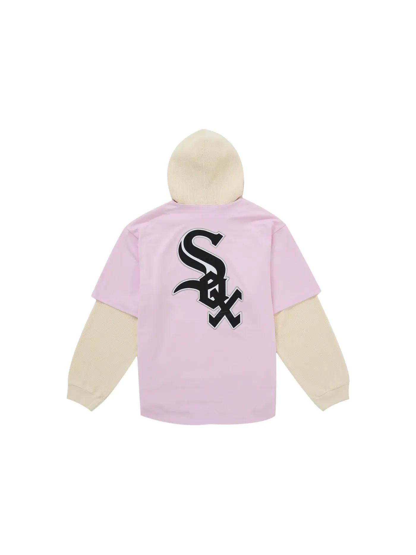 Мужская бейсбольная джерси с капюшоном White Sox Jersey Supreme — изображение 2 из 2, розовый