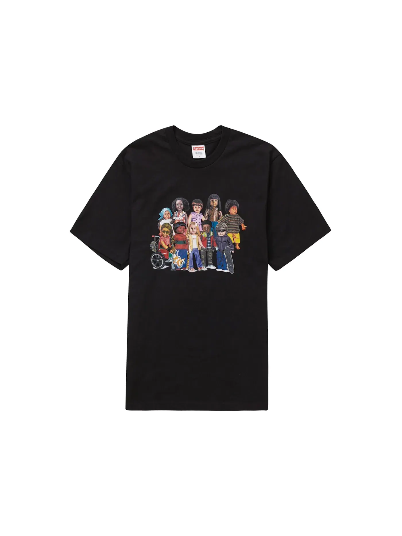 Мужская футболка с принтом Supreme Tee — изображение 1 из 1, черный