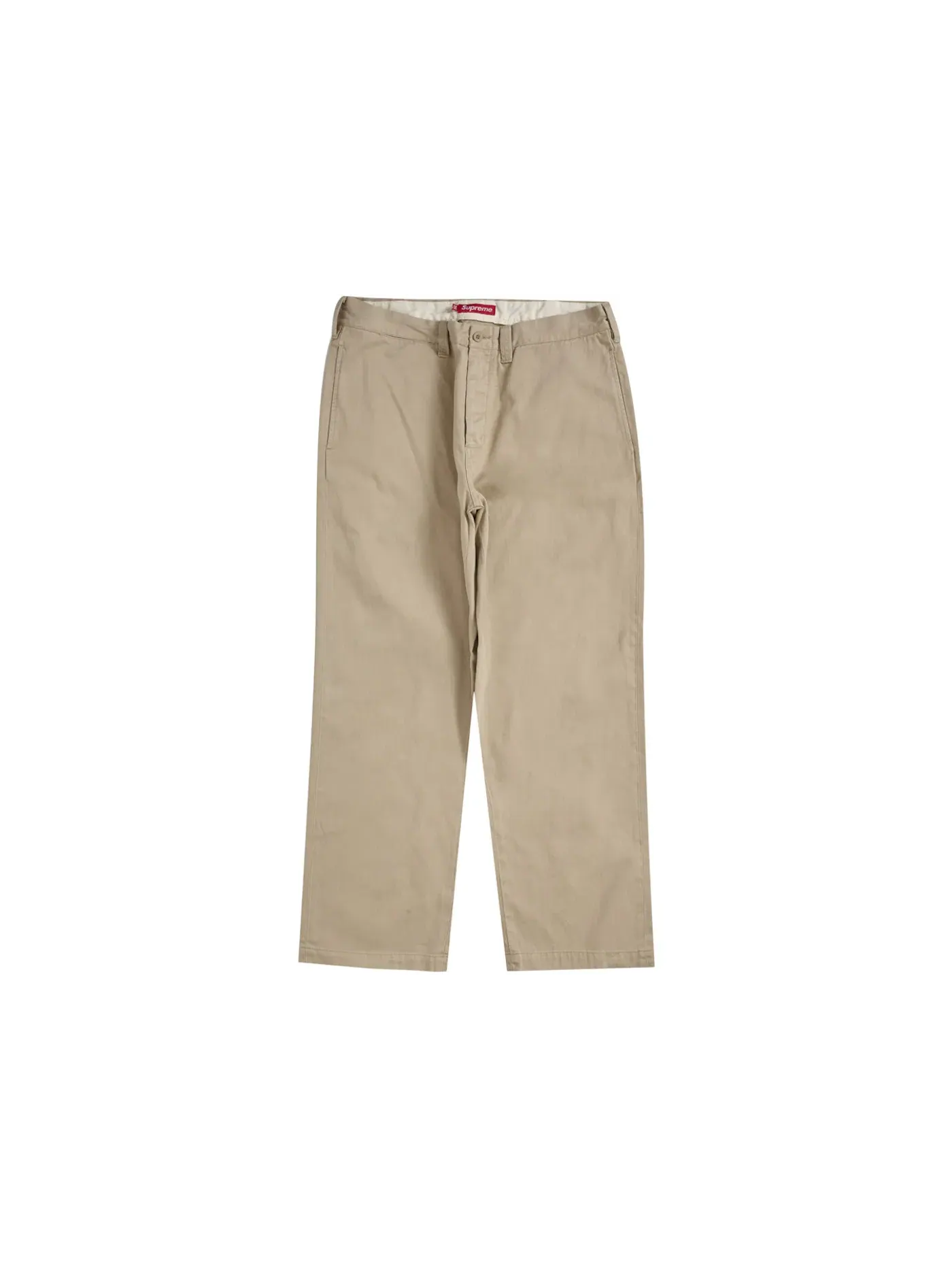Мужские брюки прямого кроя Supreme Pant (SS24) — изображение 1 из 2, бежевый