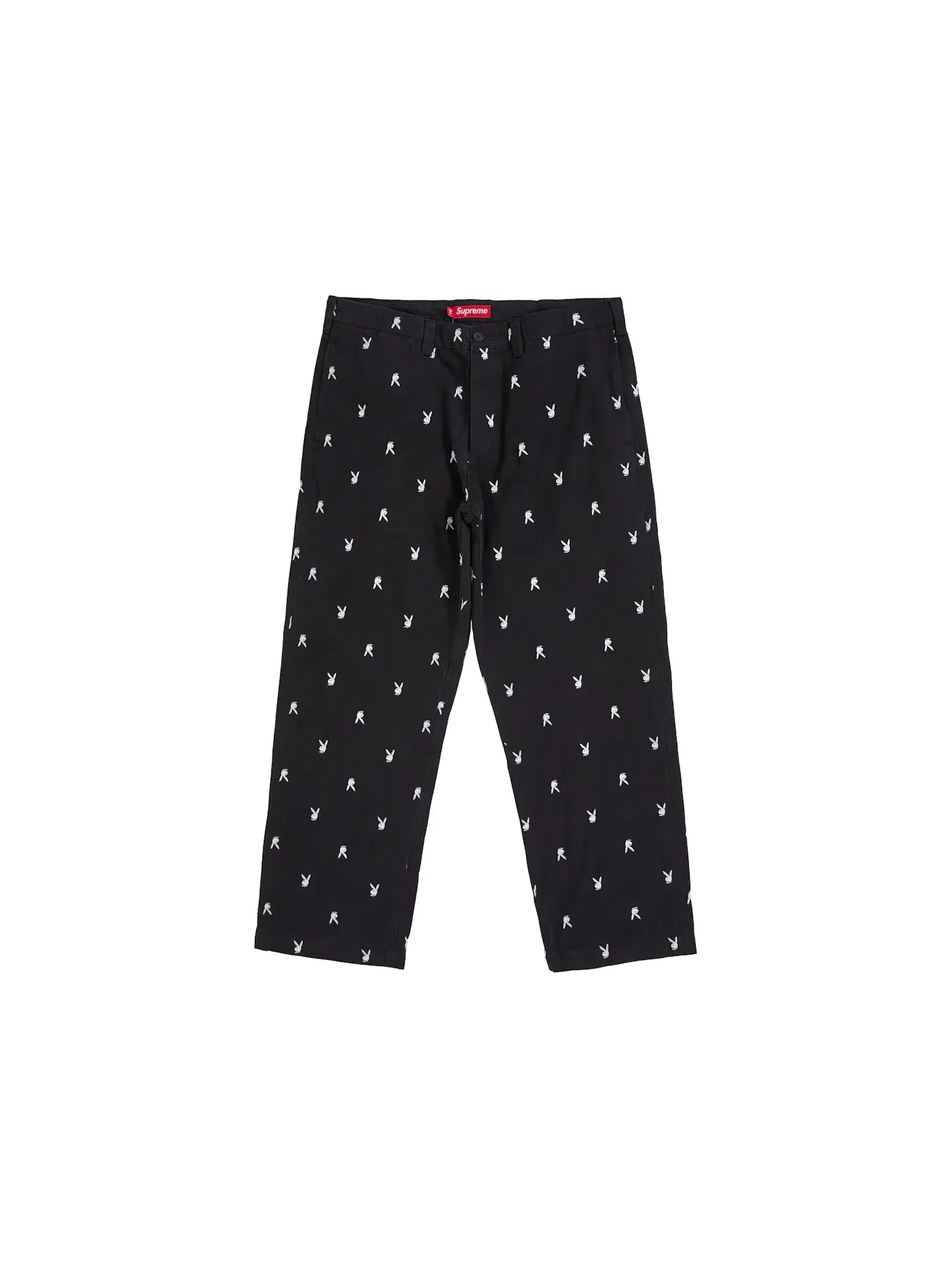 Мужские брюки Supreme Chino Pant (SS26) Black Playboy — изображение 1 из 2