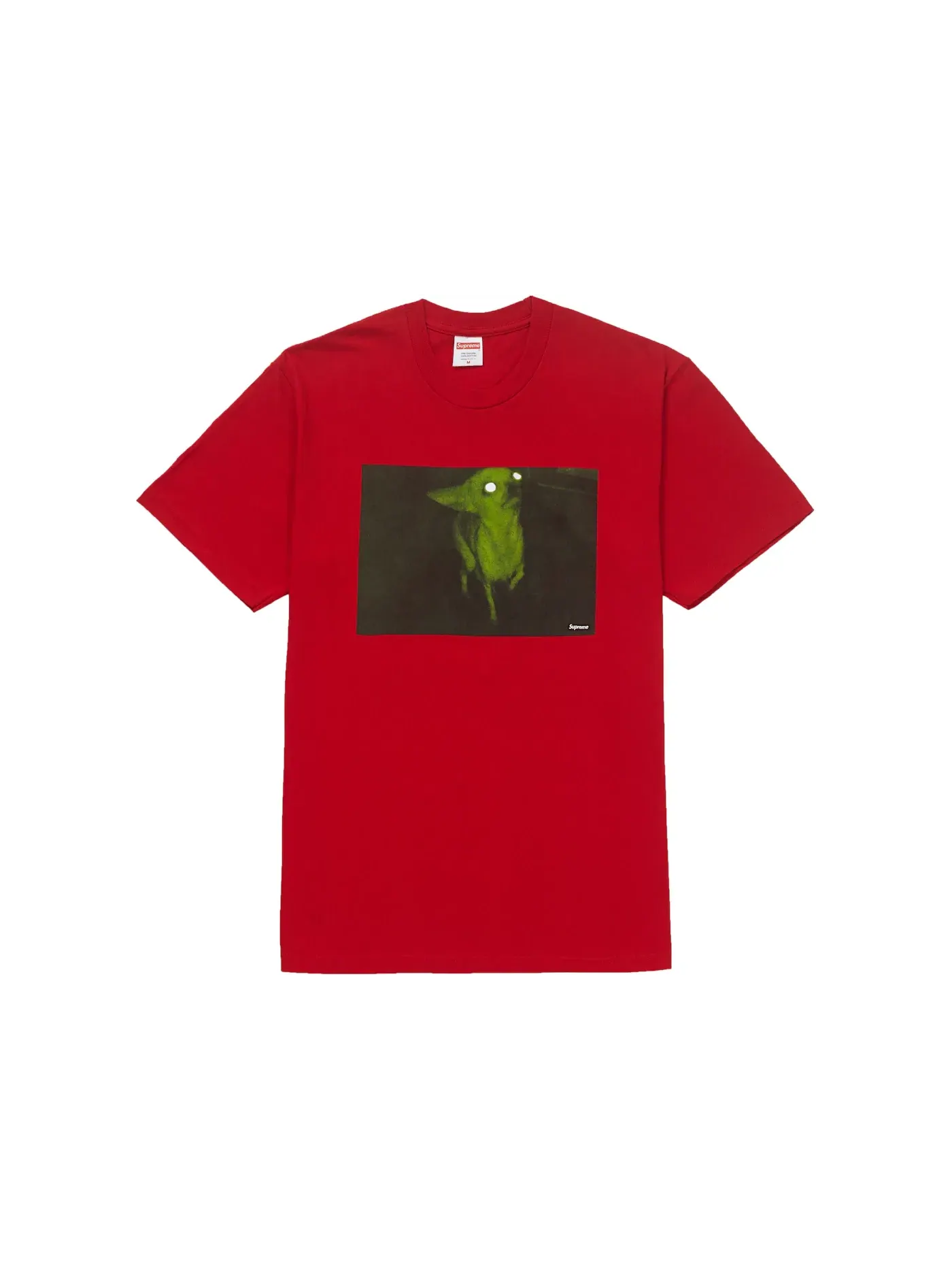 Мужская футболка с принтом Supreme Chris Cunningham Chihuahua Tee — изображение 1 из 2, красный
