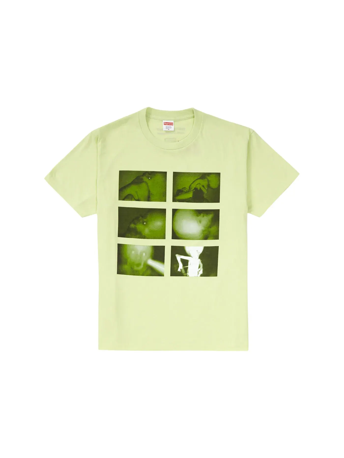 Мужская футболка с принтом Supreme Chris Cunningham Rubber Johnny Tee, Pale Mint — изображение 1 из 2