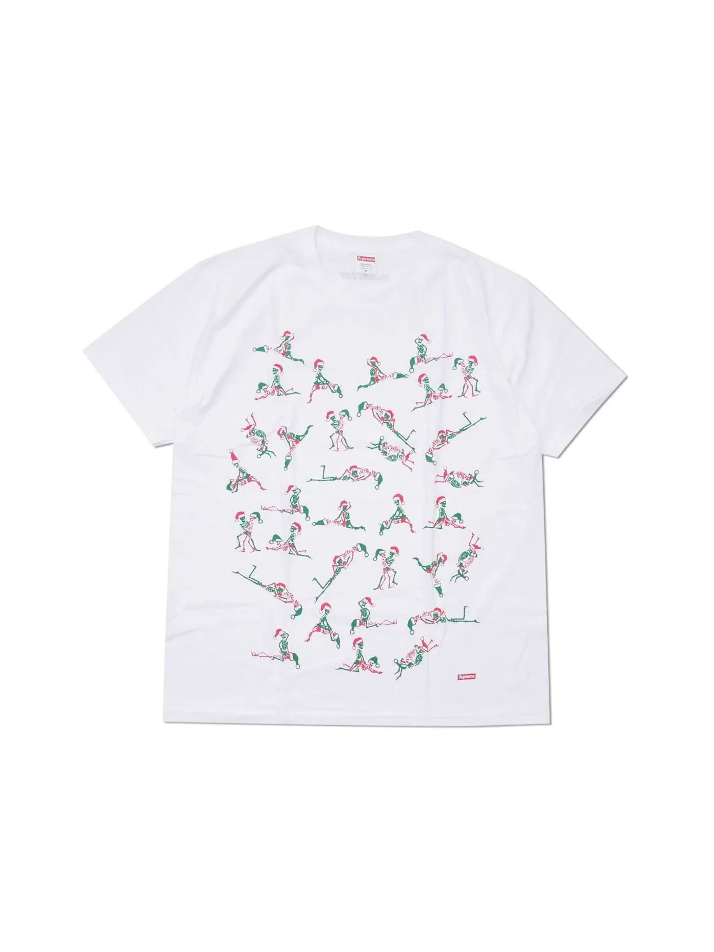 Мужская футболка с принтом Supreme Tee (2017) — изображение 1 из 2, белый