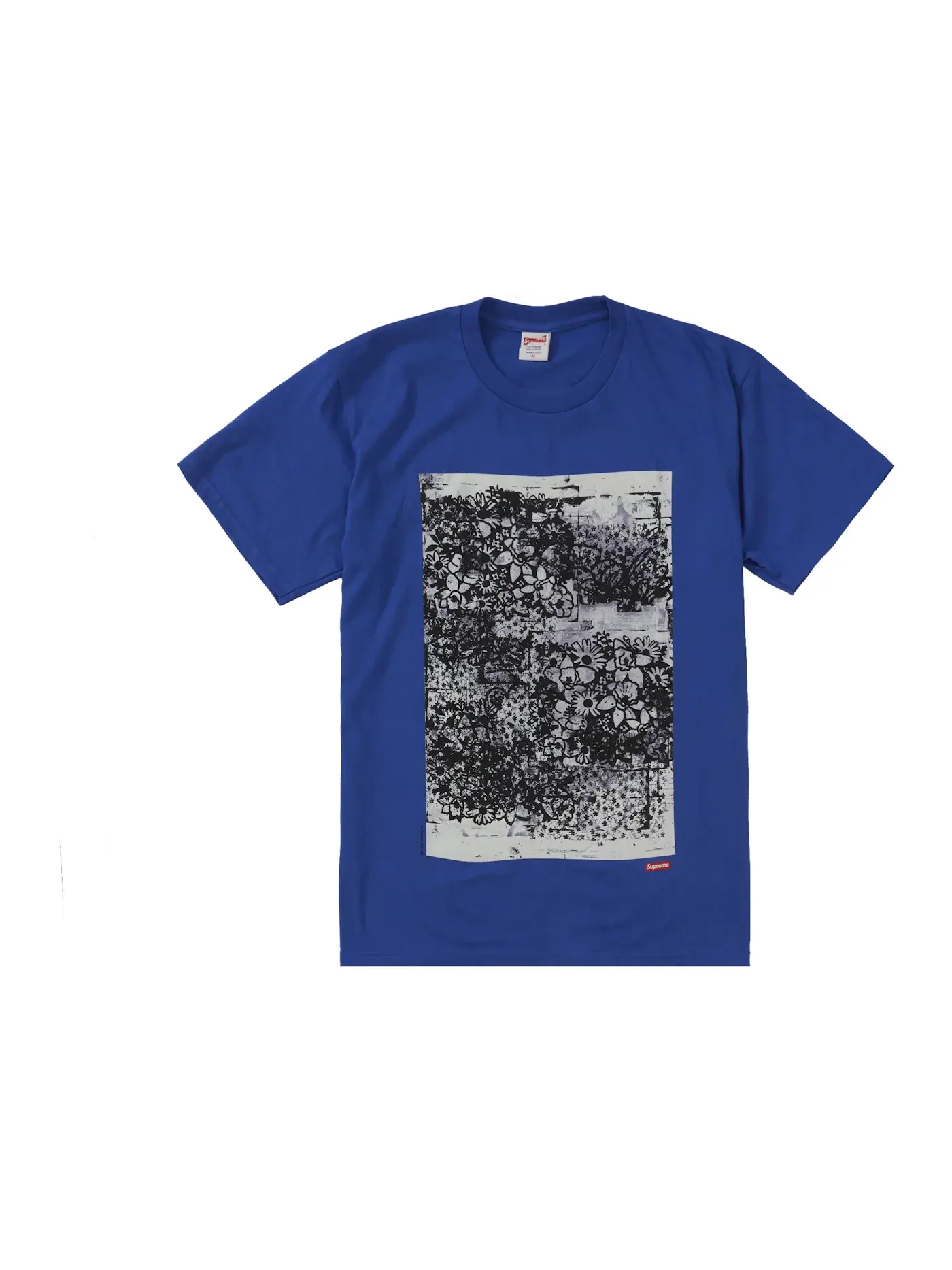 Мужская футболка с принтом Supreme Christopher Wool 1995 Tee — изображение 1 из 1, королевский