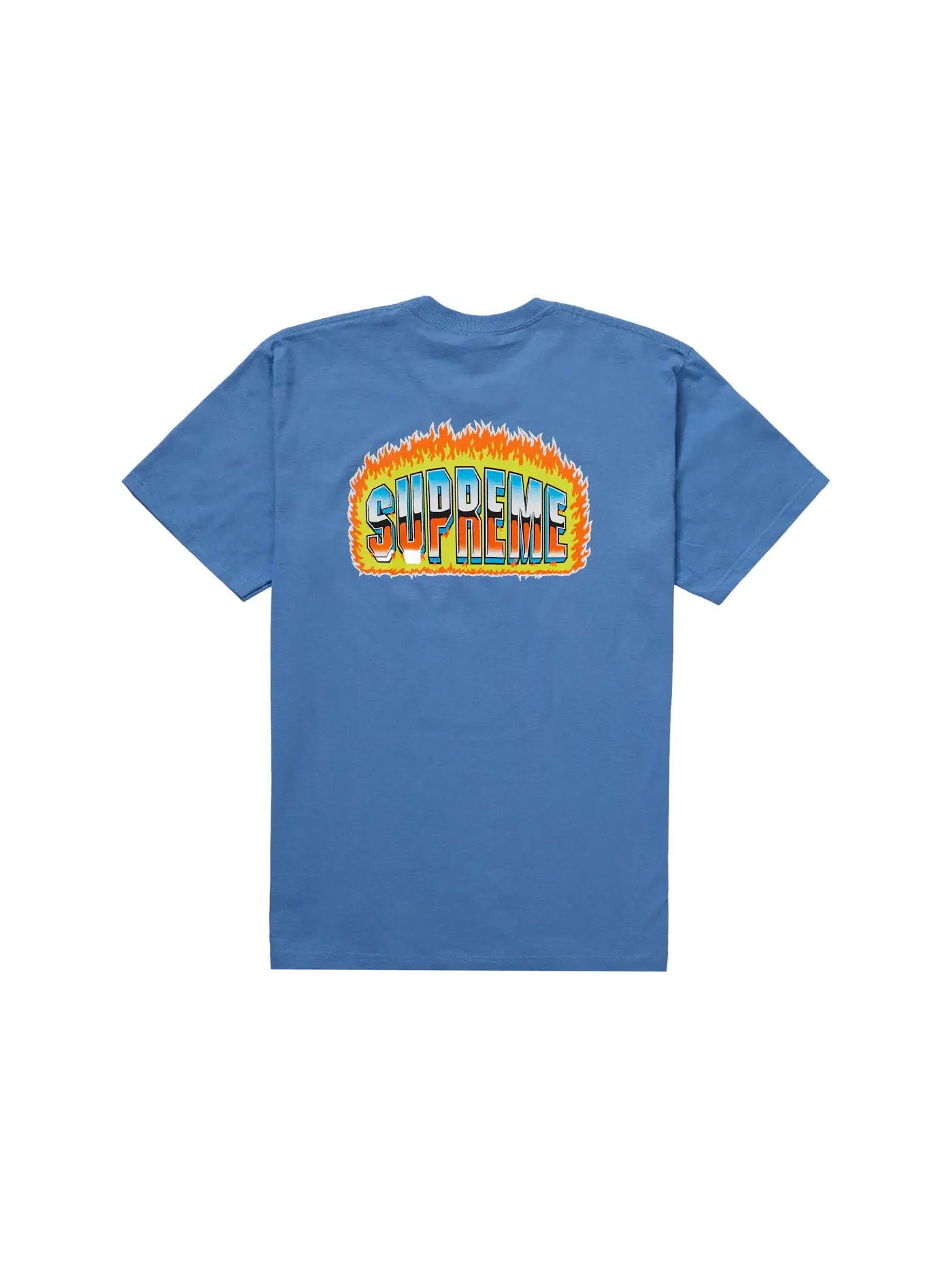 Мужская футболка с принтом Supreme Tee, Dusty Light Royal — изображение 2 из 2