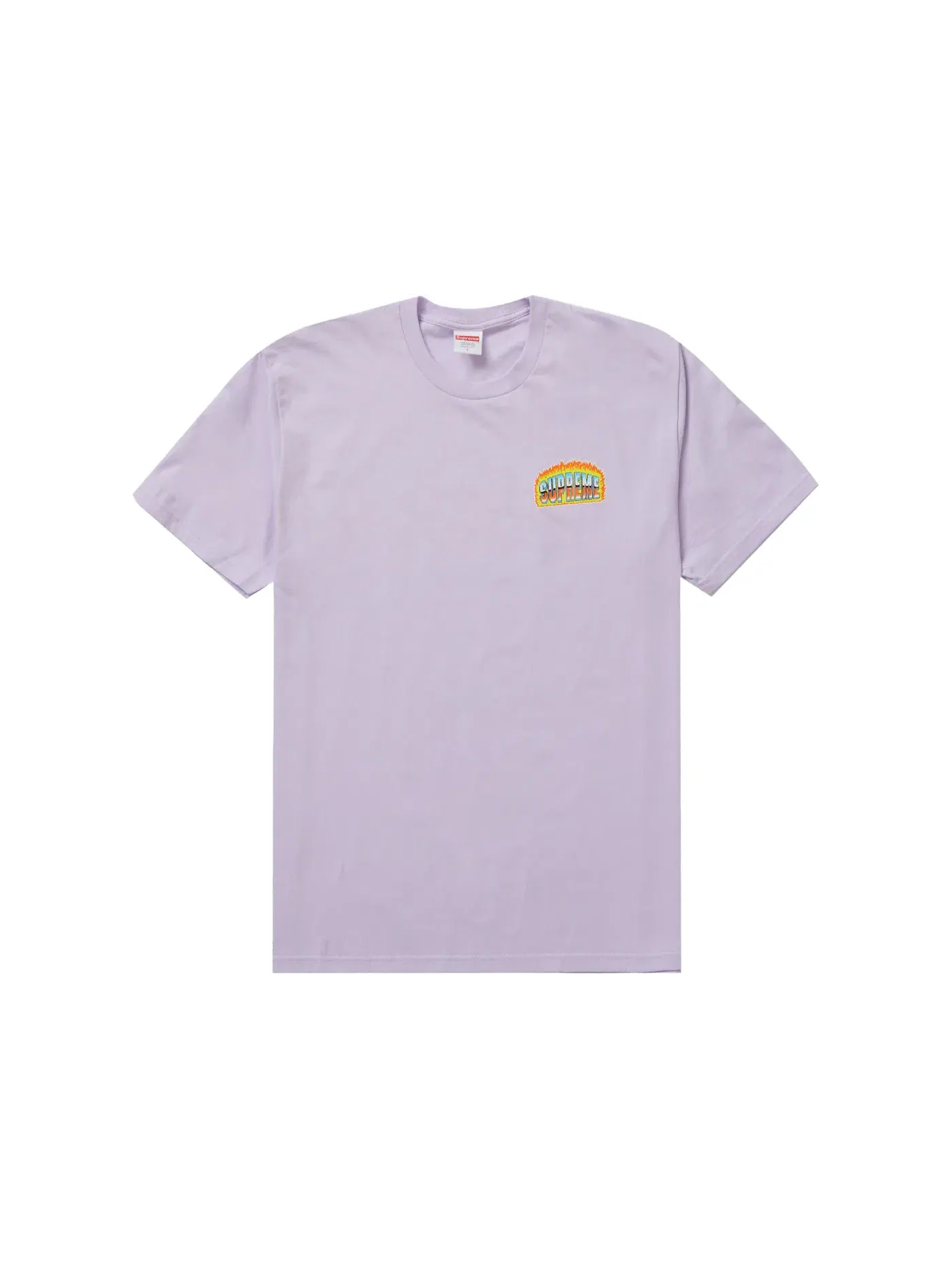 Мужская футболка с принтом Supreme Tee — изображение 1 из 2, светлый фиолетовый