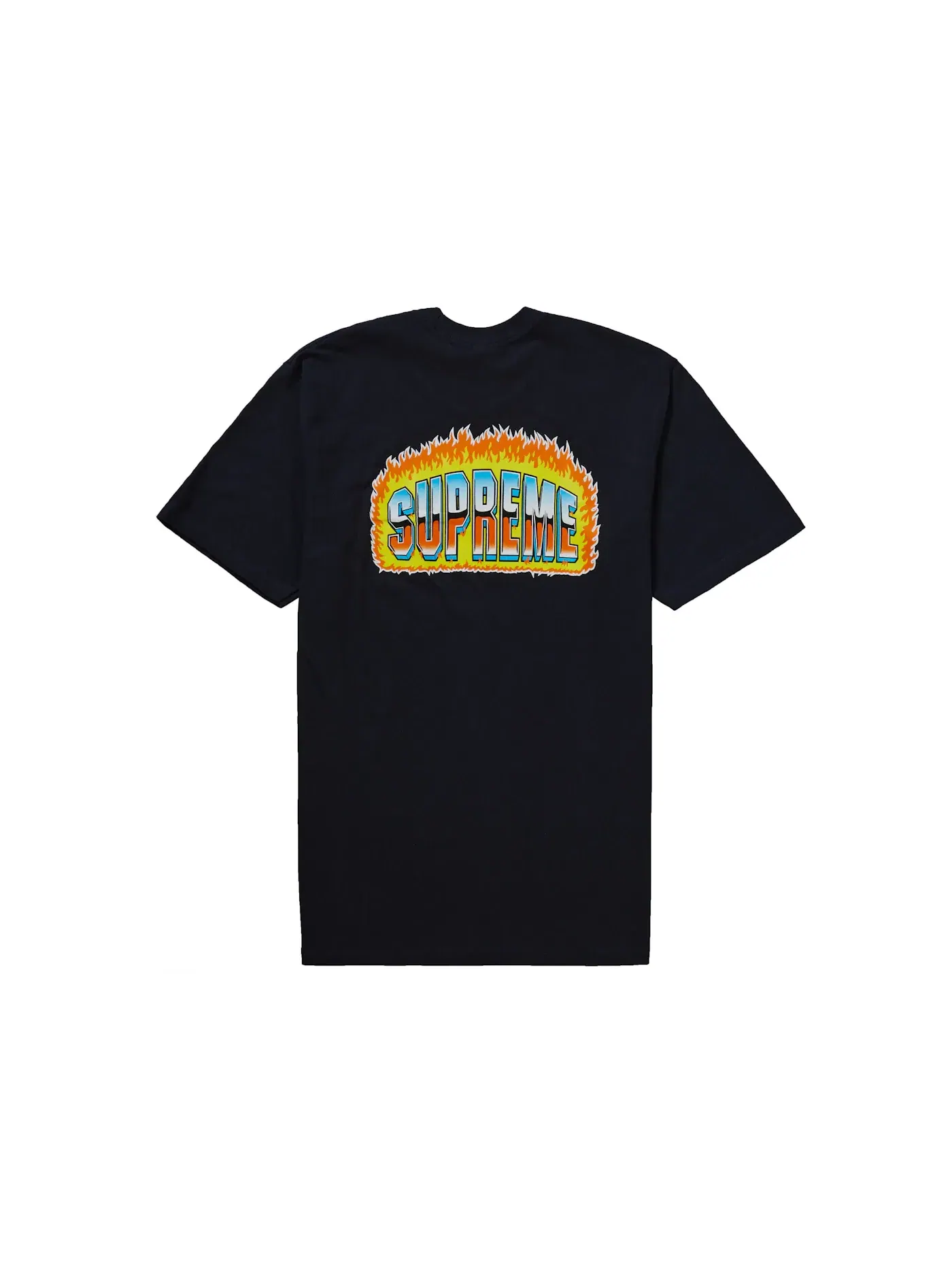 Мужская футболка с принтом Chrome Tee Supreme — изображение 2 из 2, темно-синий