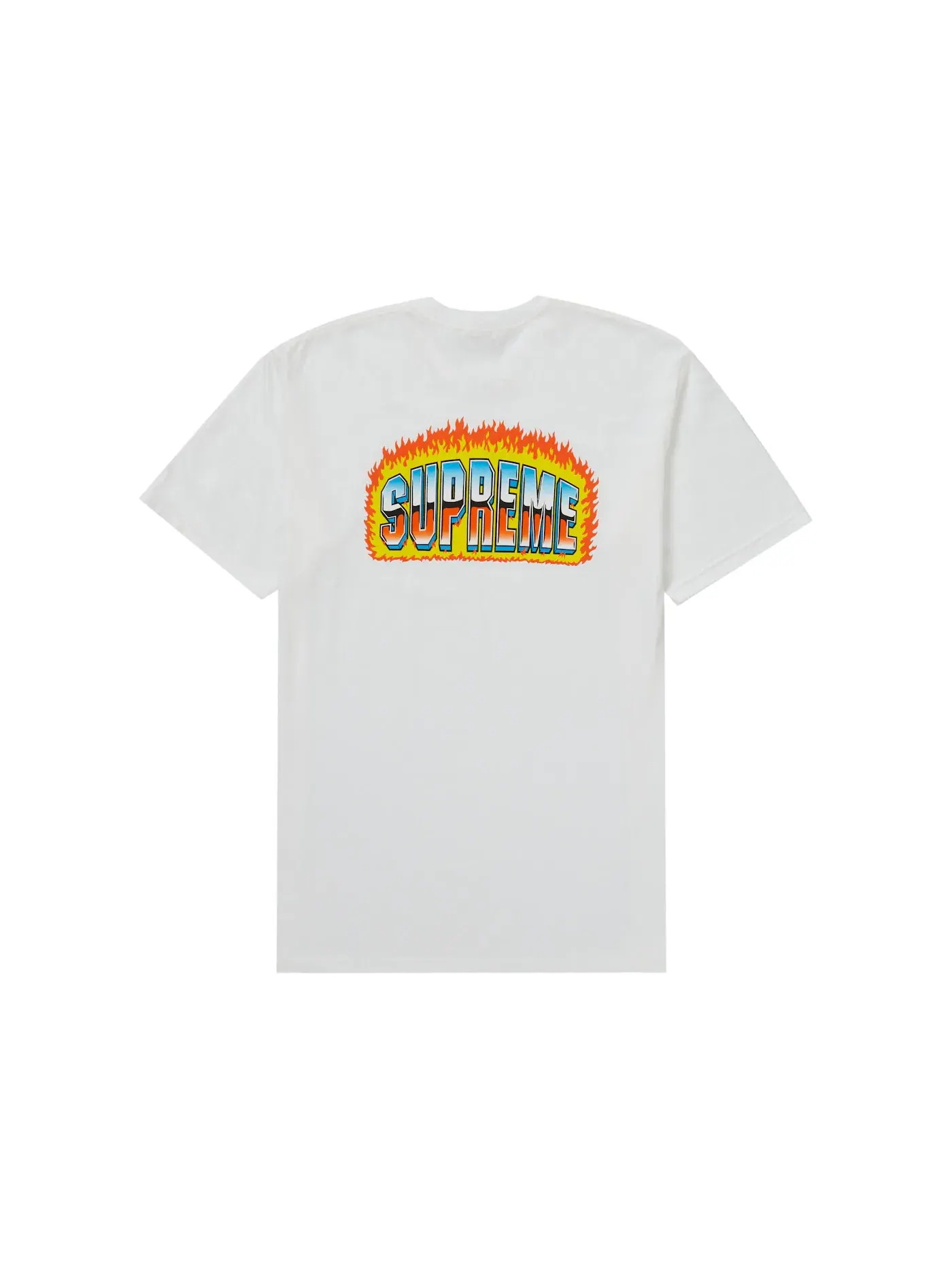 Мужская футболка с принтом Supreme Tee — изображение 2 из 2, белый