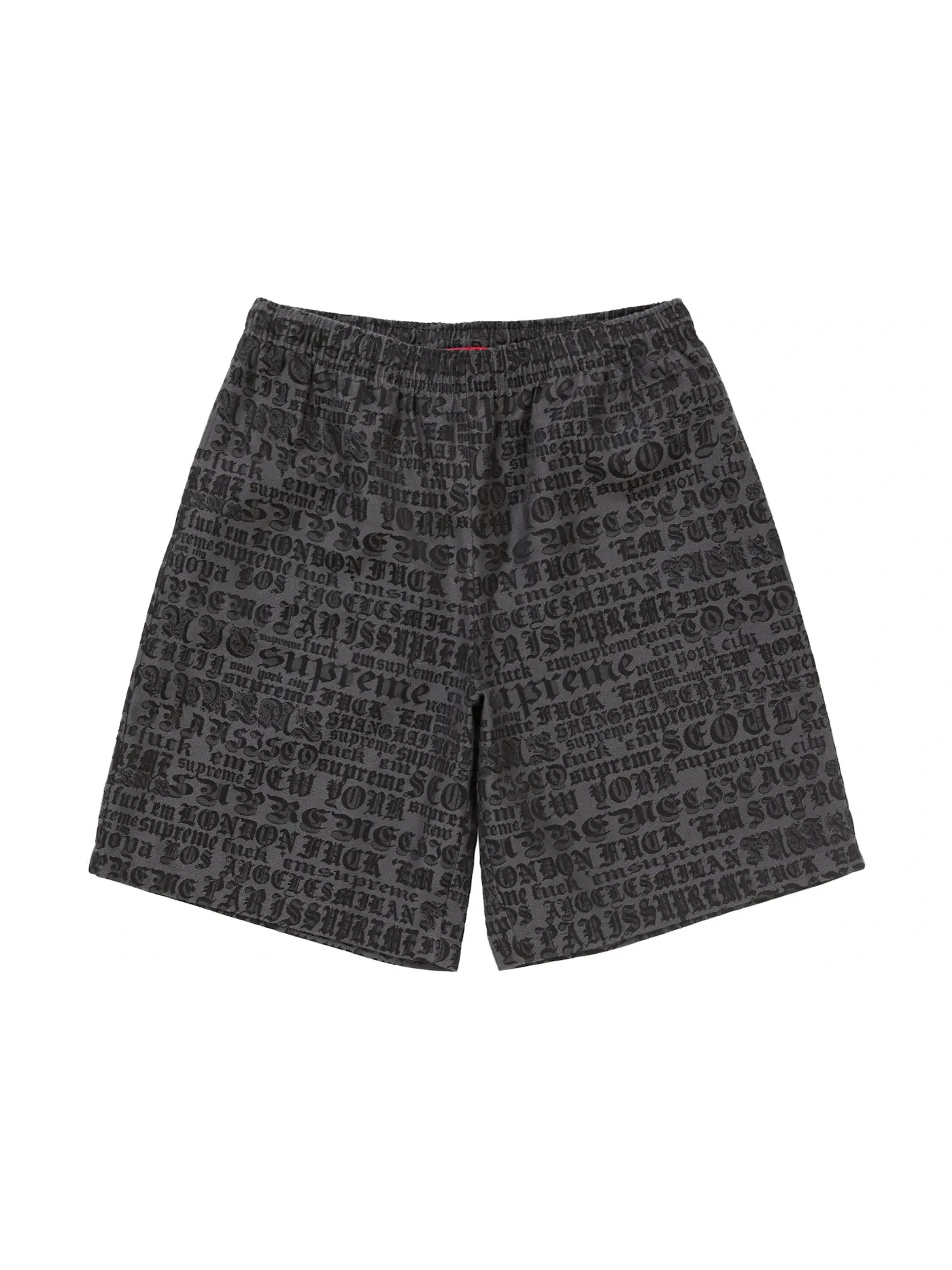 Мужские шорты с жаккардовым рисунком Supreme Short — изображение 1 из 1, черный