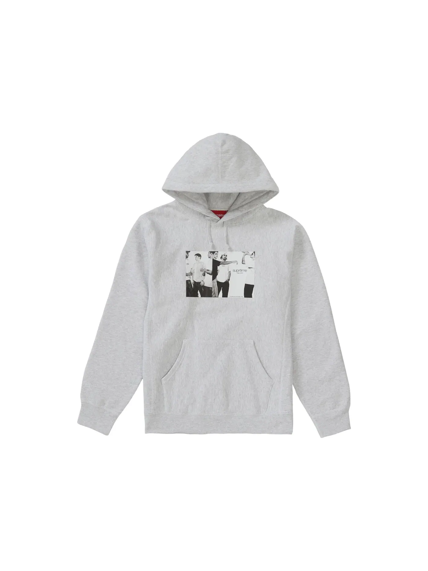 Мужской худи с капюшоном Supreme Hooded Sweatshirt — изображение 1 из 1, серый
