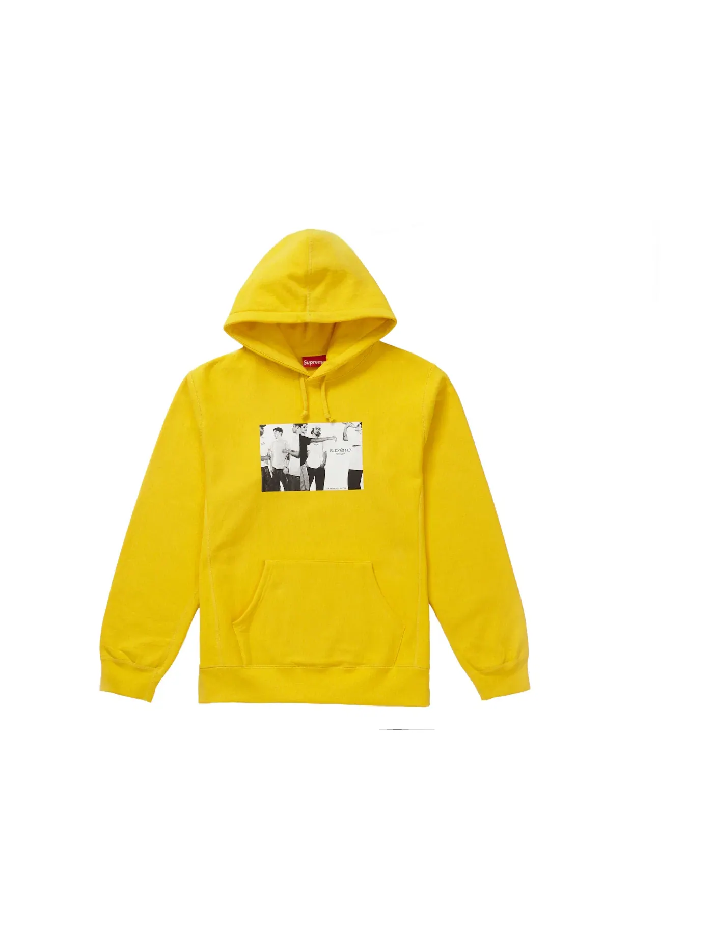 Мужская худи с капюшоном Supreme Classic Ad Hooded Sweatshirt — изображение 1 из 1, желтый