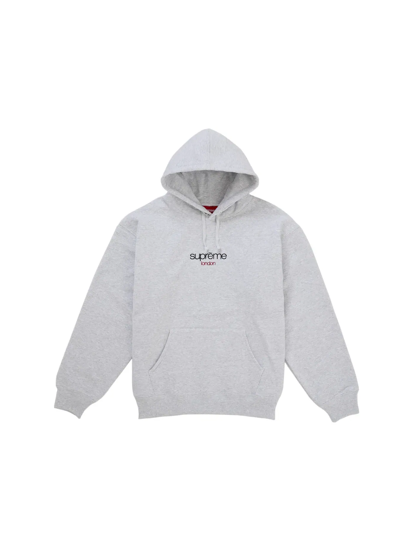 Мужская худи Classic Logo Shop Supreme — изображение 1 из 1, серый