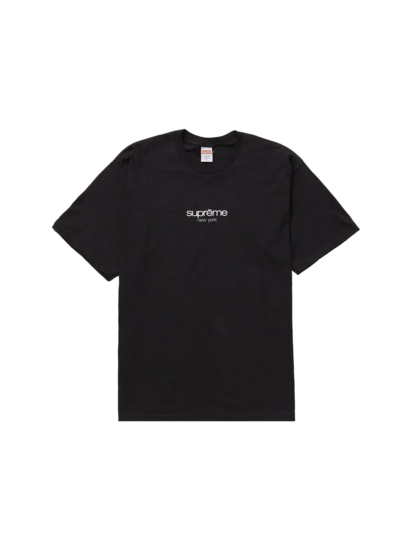 Мужская футболка с логотипом Supreme Classic Tee Supreme — изображение 1 из 1, черный