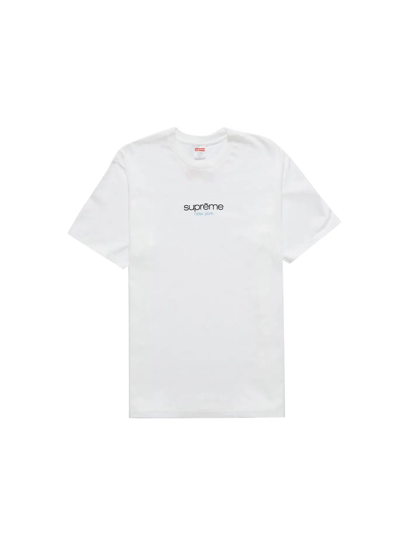 Мужская футболка с принтом Classic Logo Supreme — изображение 1 из 1, белый