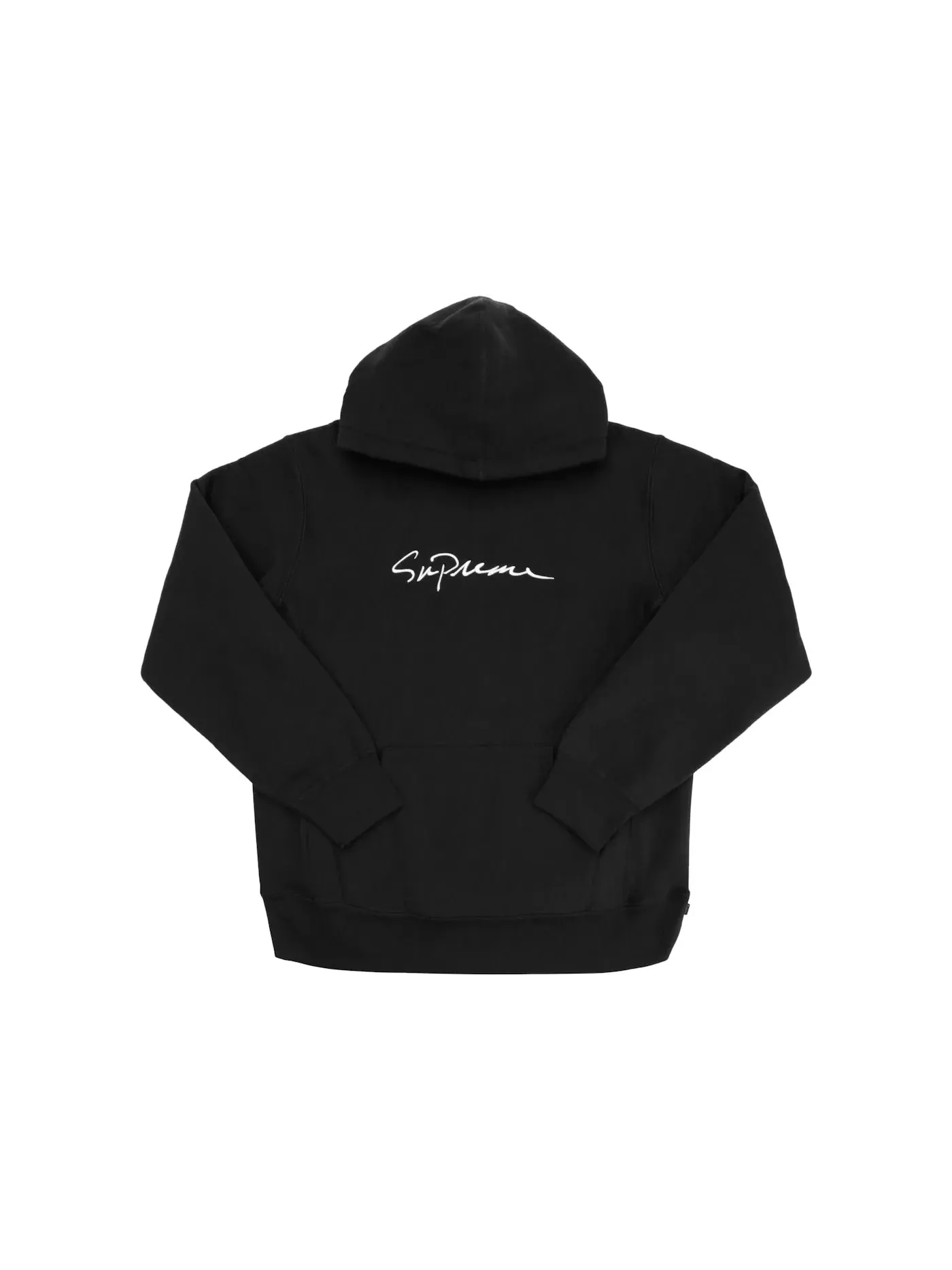 Мужской худи с принтом Supreme Classic Script Supreme — изображение 1 из 1, черный