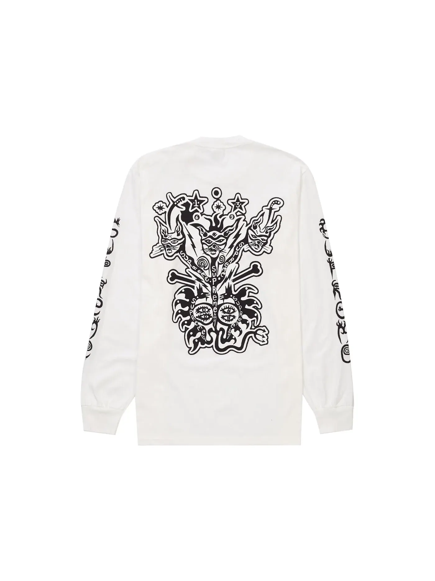Мужская футболка с длинным рукавом Supreme Tee — изображение 1 из 2, белый