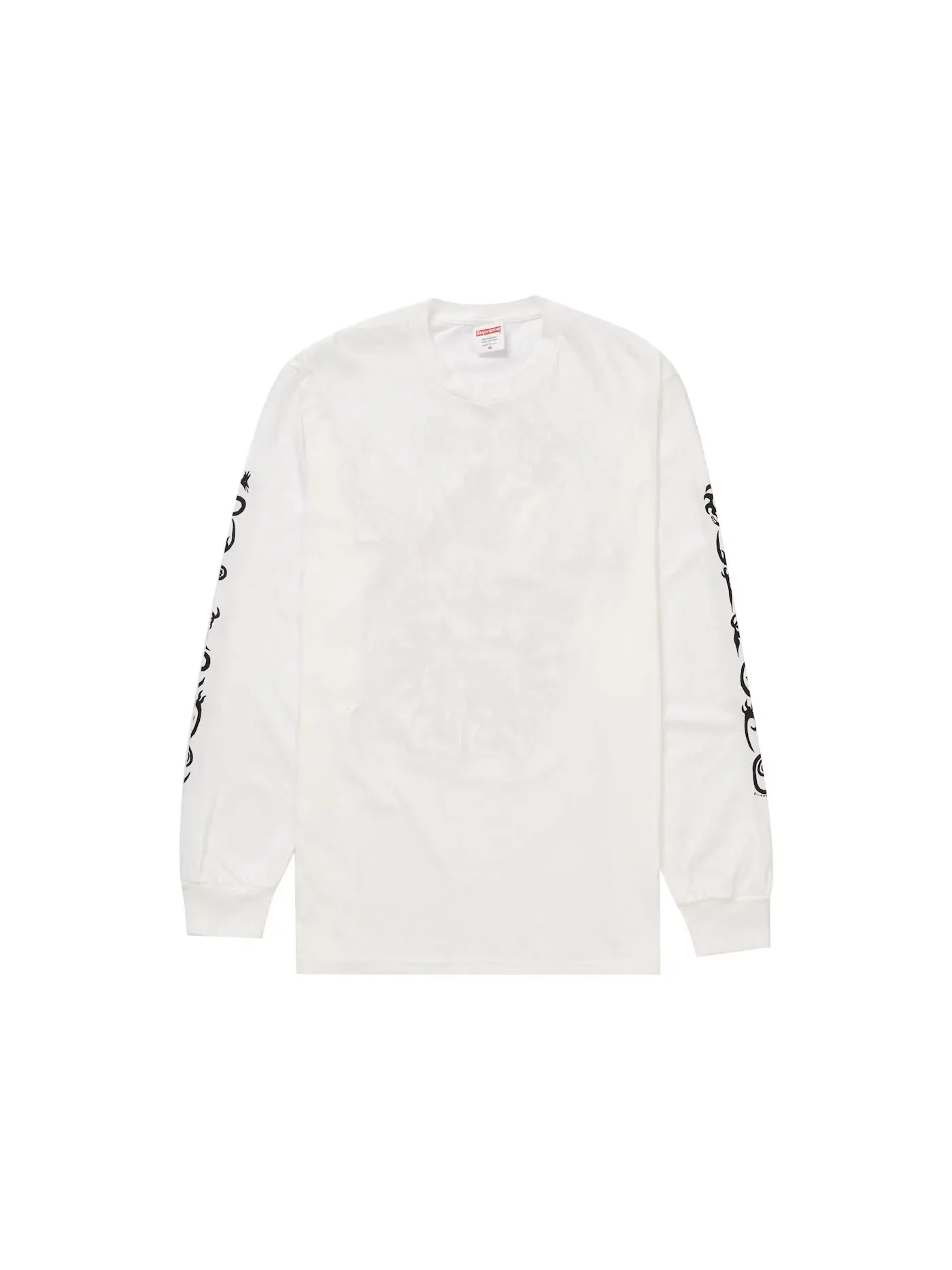 Мужская футболка с длинным рукавом Supreme Tee — изображение 2 из 2, белый