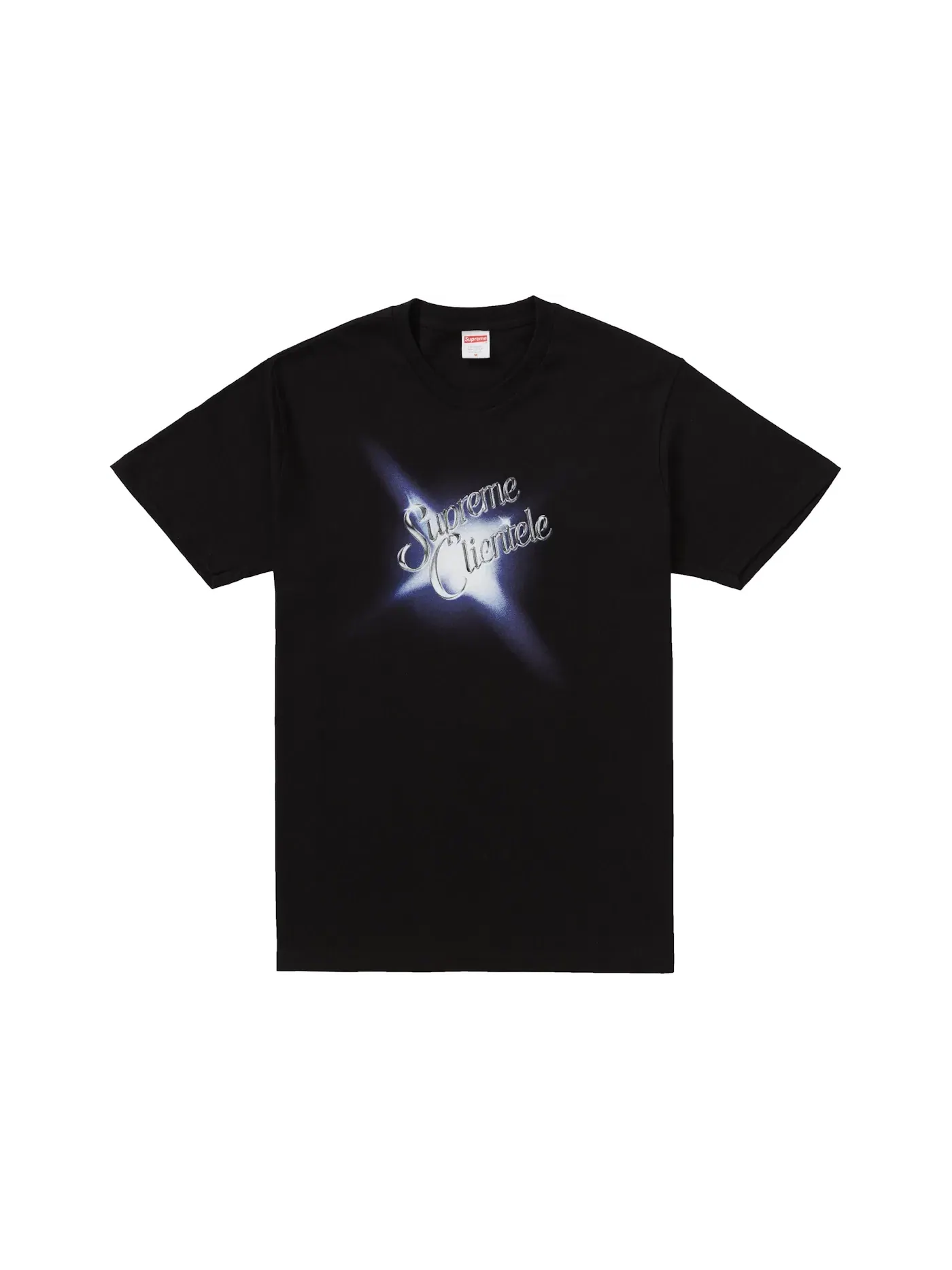 Мужская футболка с принтом Supreme Clientele Tee Supreme — изображение 1 из 2, черный