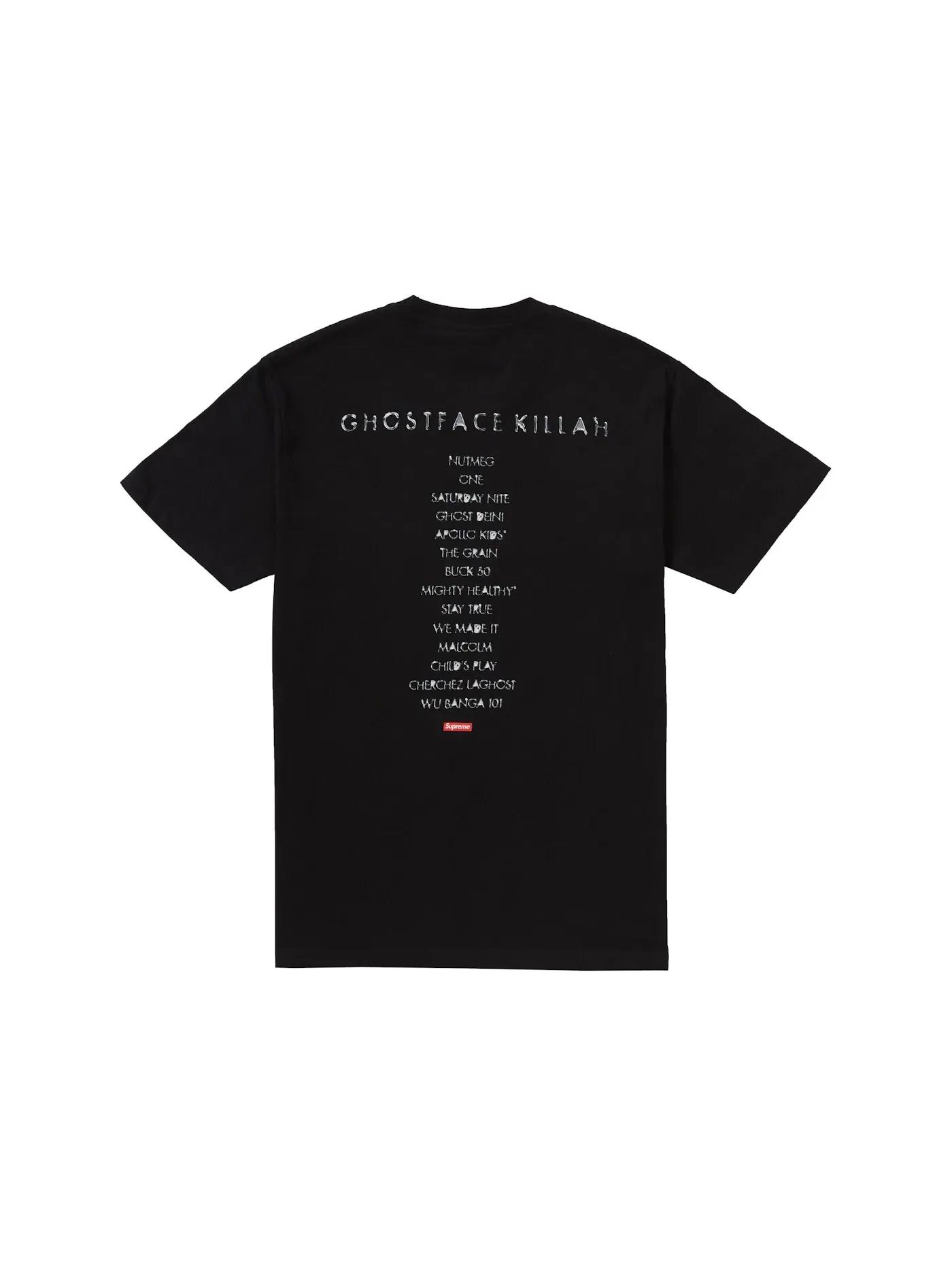 Мужская футболка с принтом Supreme Clientele Tee Supreme — изображение 2 из 2, черный