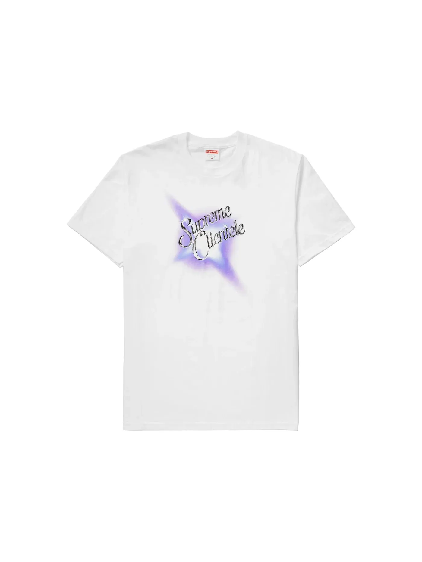 Мужская футболка с принтом Supreme Tee — изображение 1 из 2, белый