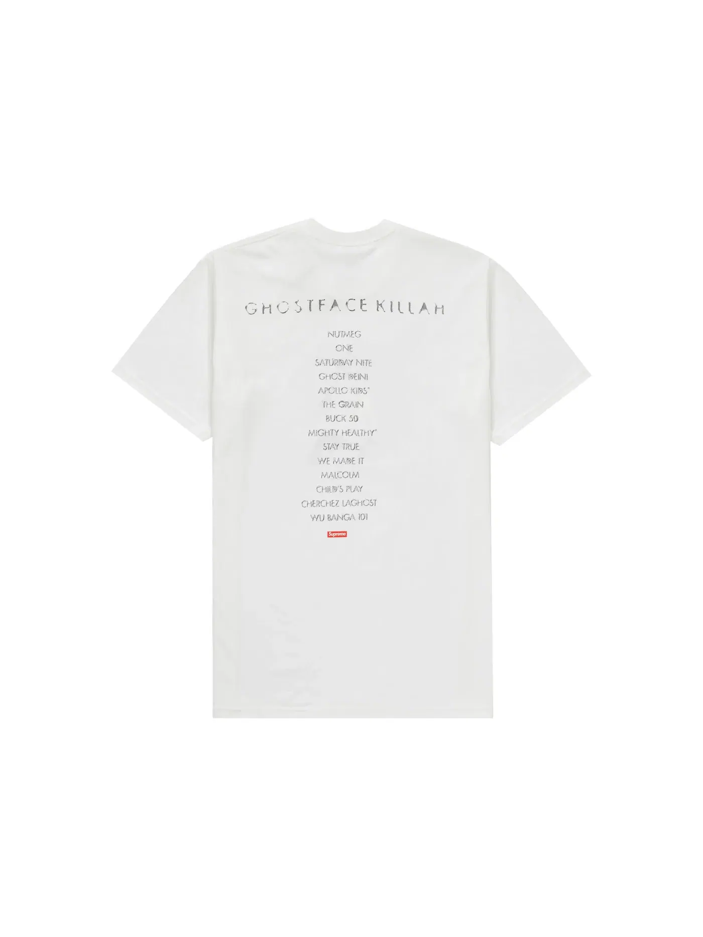 Мужская футболка с принтом Supreme Tee — изображение 2 из 2, белый