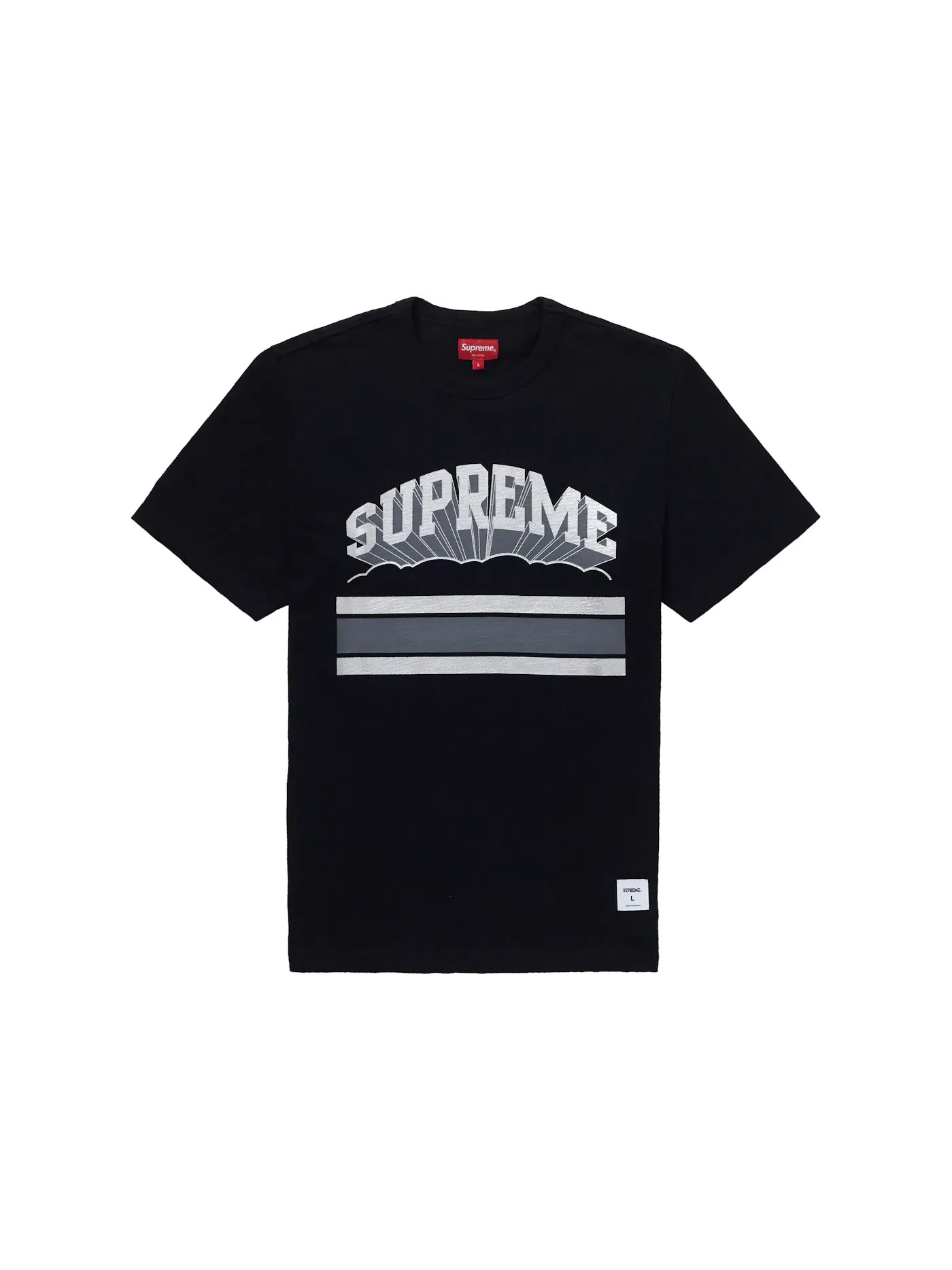 Мужская футболка с принтом Supreme Tee — изображение 1 из 1, черный