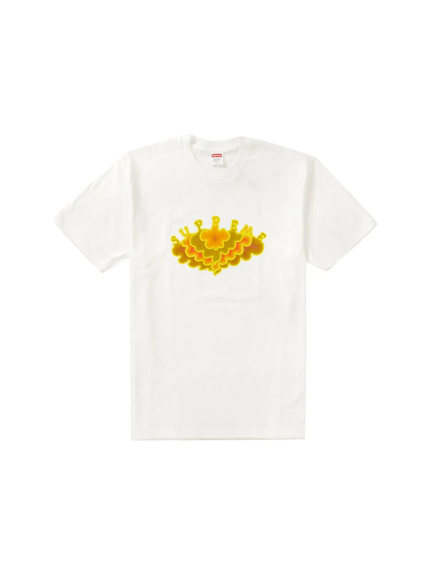 Мужская футболка с принтом Cloud Tee Supreme — изображение 1 из 1, белый