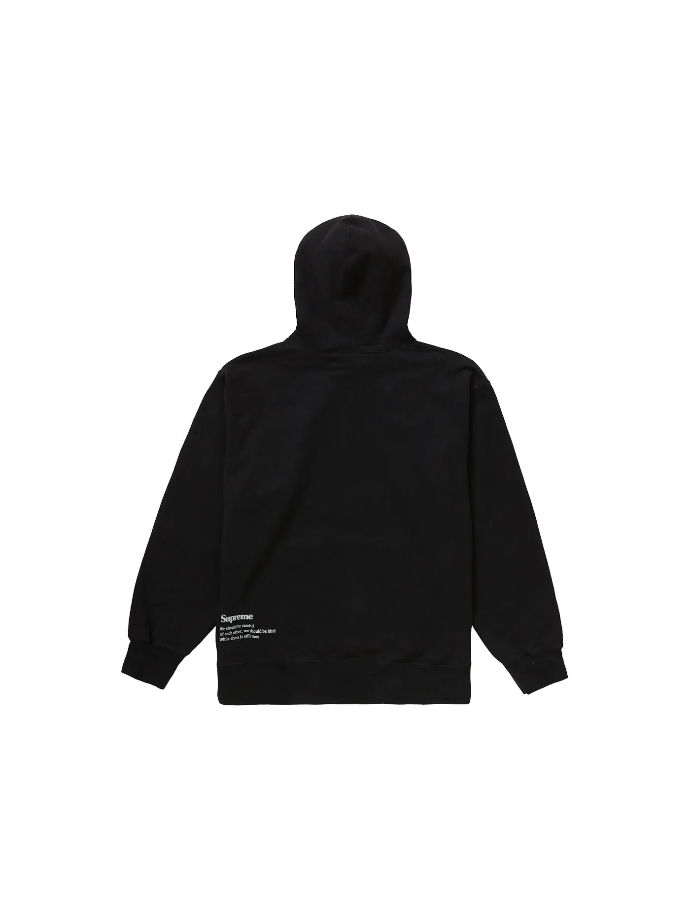 Мужской худи с принтом Supreme Collage Grid Supreme — изображение 2 из 2, черный