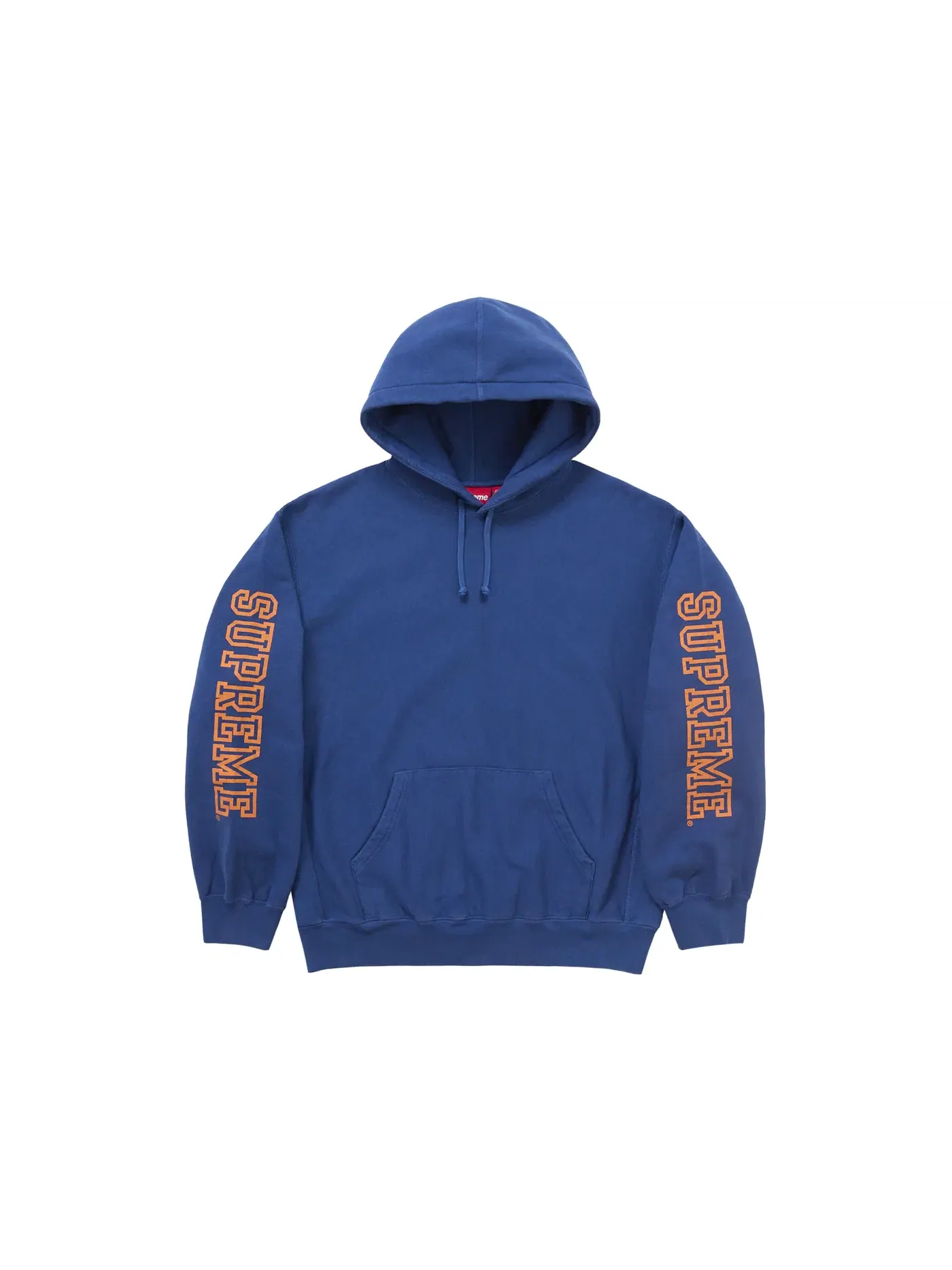 Мужской худи с капюшоном с длинным рукавом Supreme, Dark Royal — изображение 1 из 2