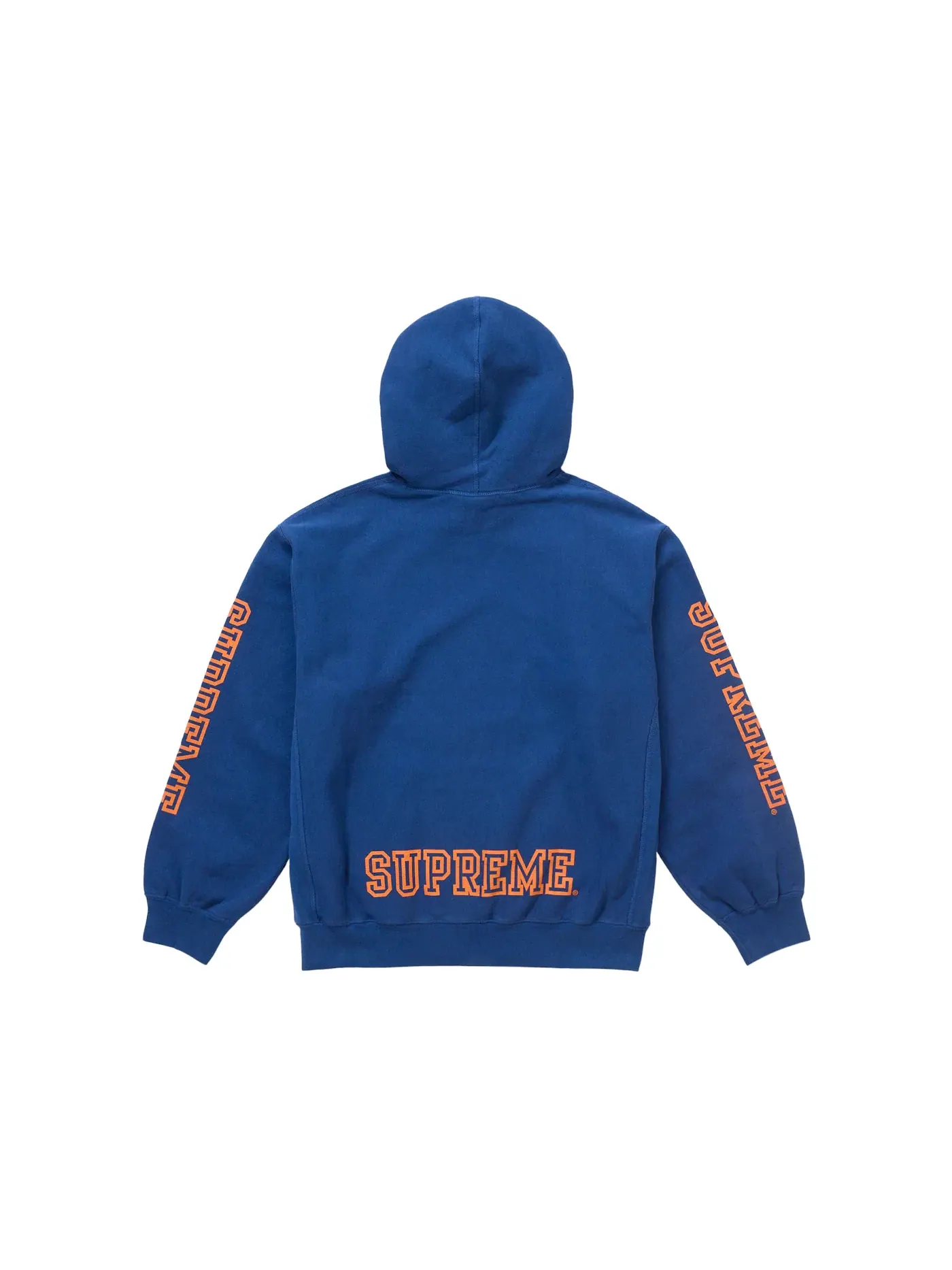 Мужской худи с капюшоном с длинным рукавом Supreme, Dark Royal — изображение 2 из 2