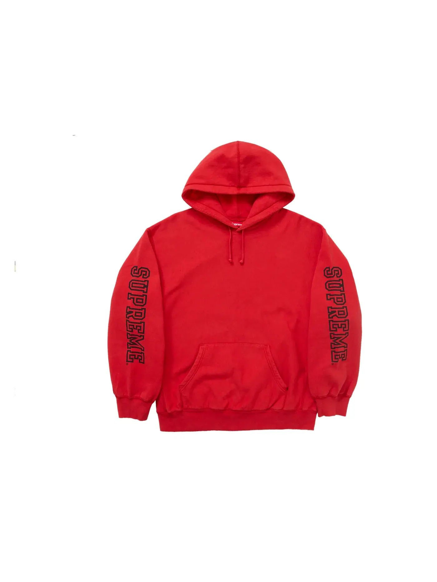 Мужская худи с капюшоном Supreme Collegiate Sleeve Hooded Sweatshirt Supreme — изображение 1 из 2, красный