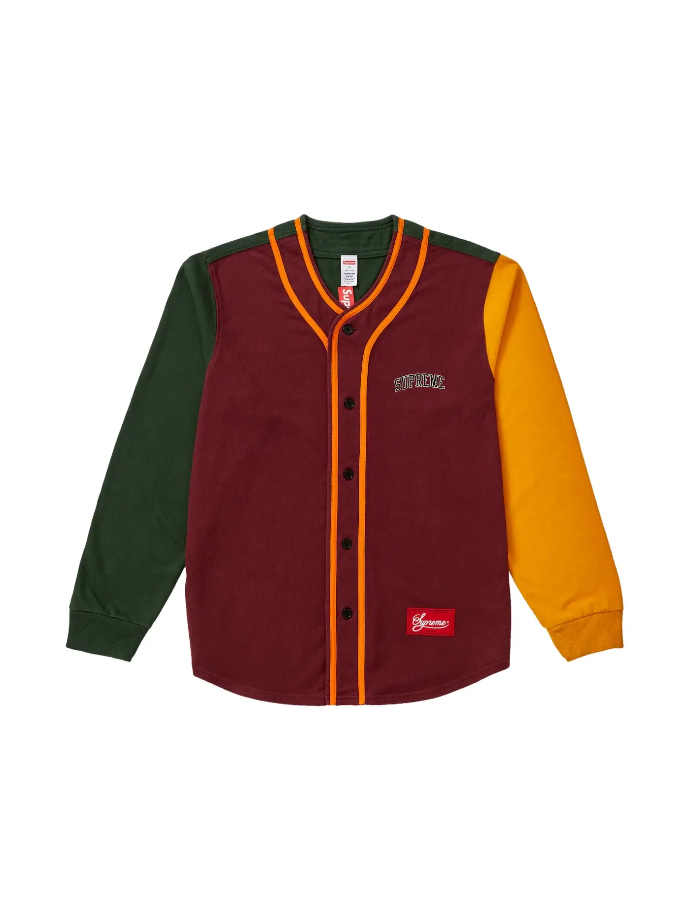 Мужская футболка Supreme — изображение 1 из 1, бордовый