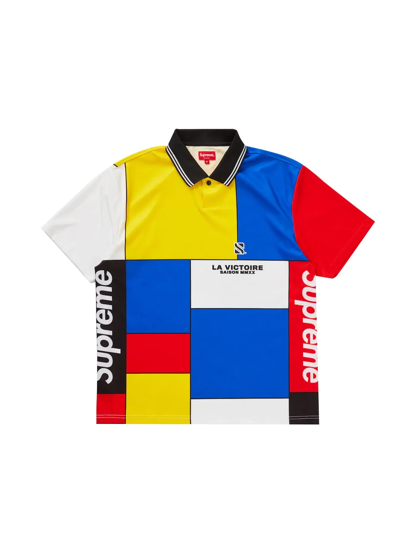 Мужское поло с цветовой блокировкой Soccer Polo Supreme — изображение 1 из 1, красный